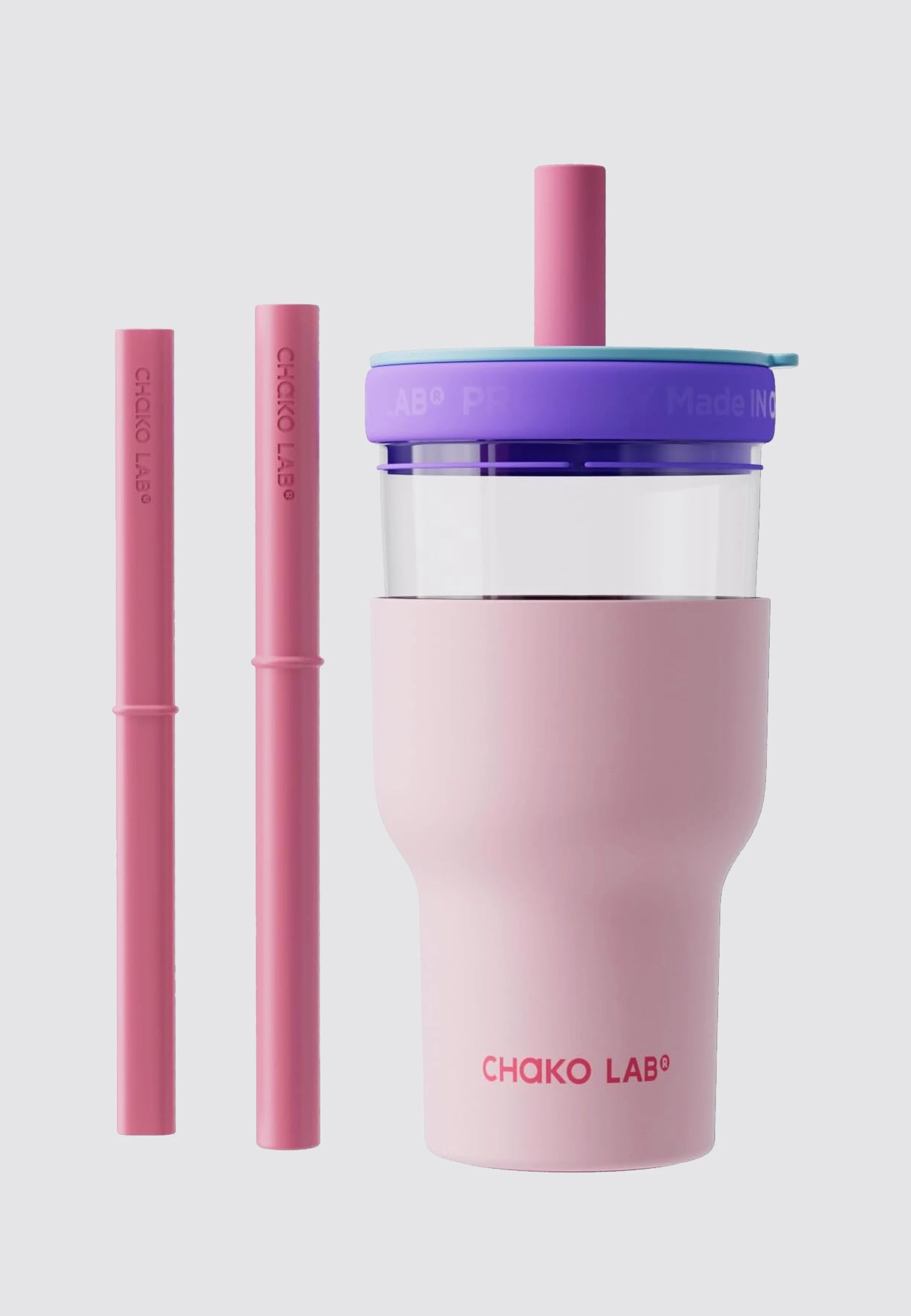 Dual Layer Tumbler - Pink/Purple