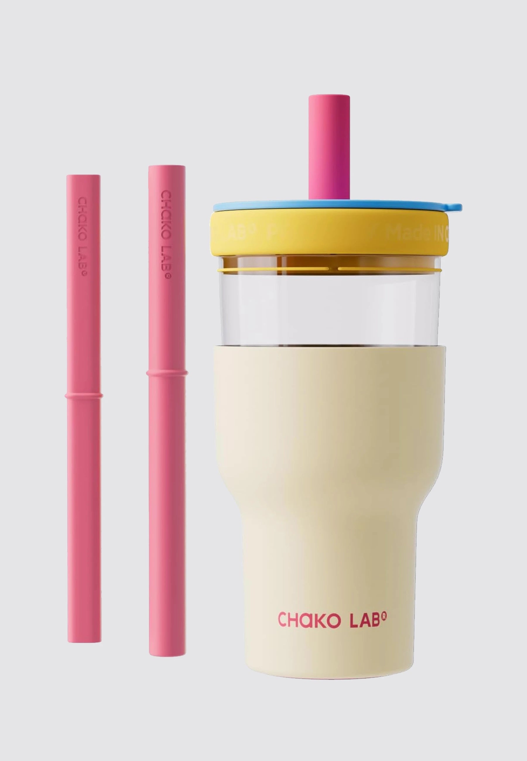 Dual Layer Tumbler - Yellow/Blue