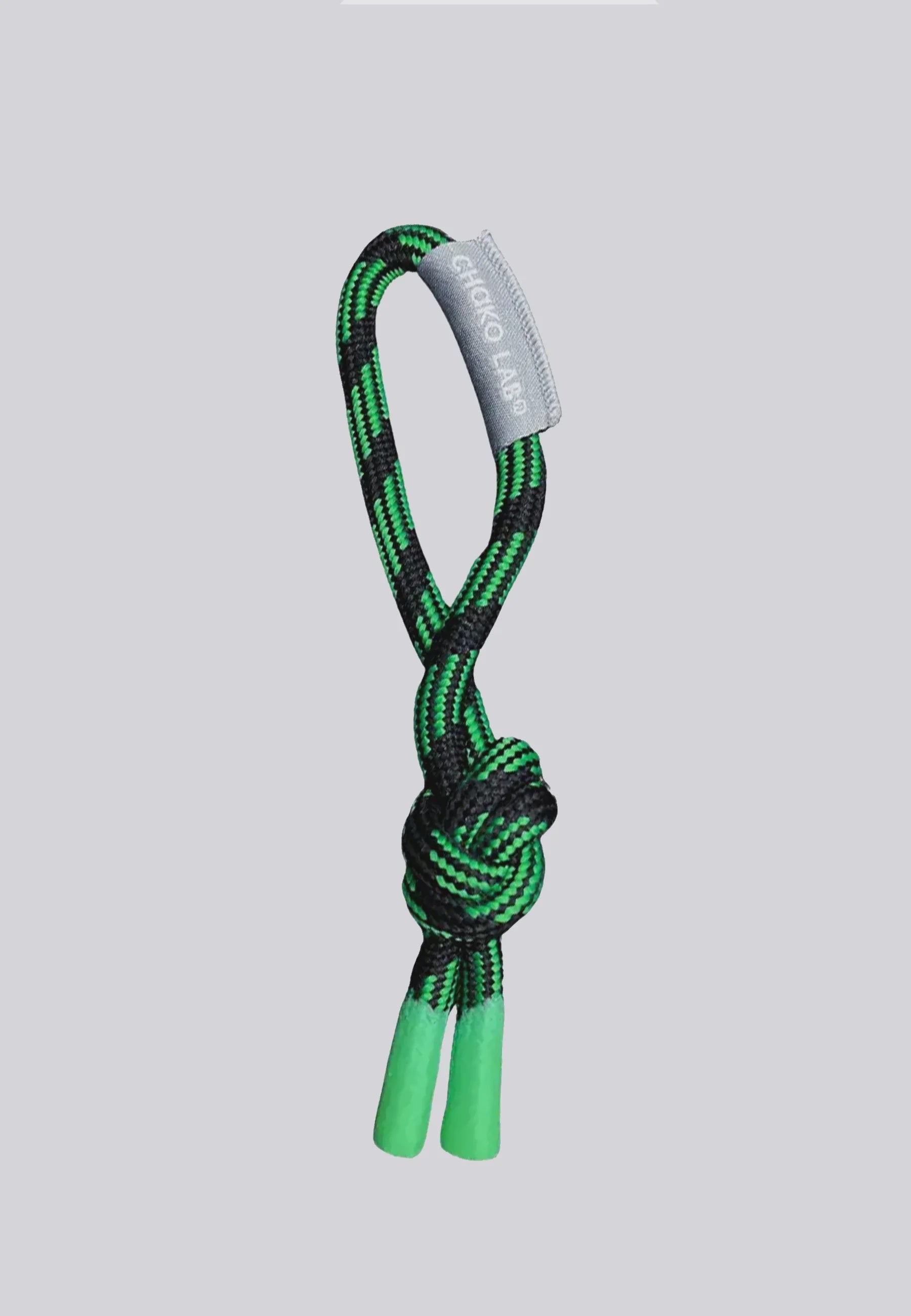 Twist Tumbler Braided Handle - Black/Green