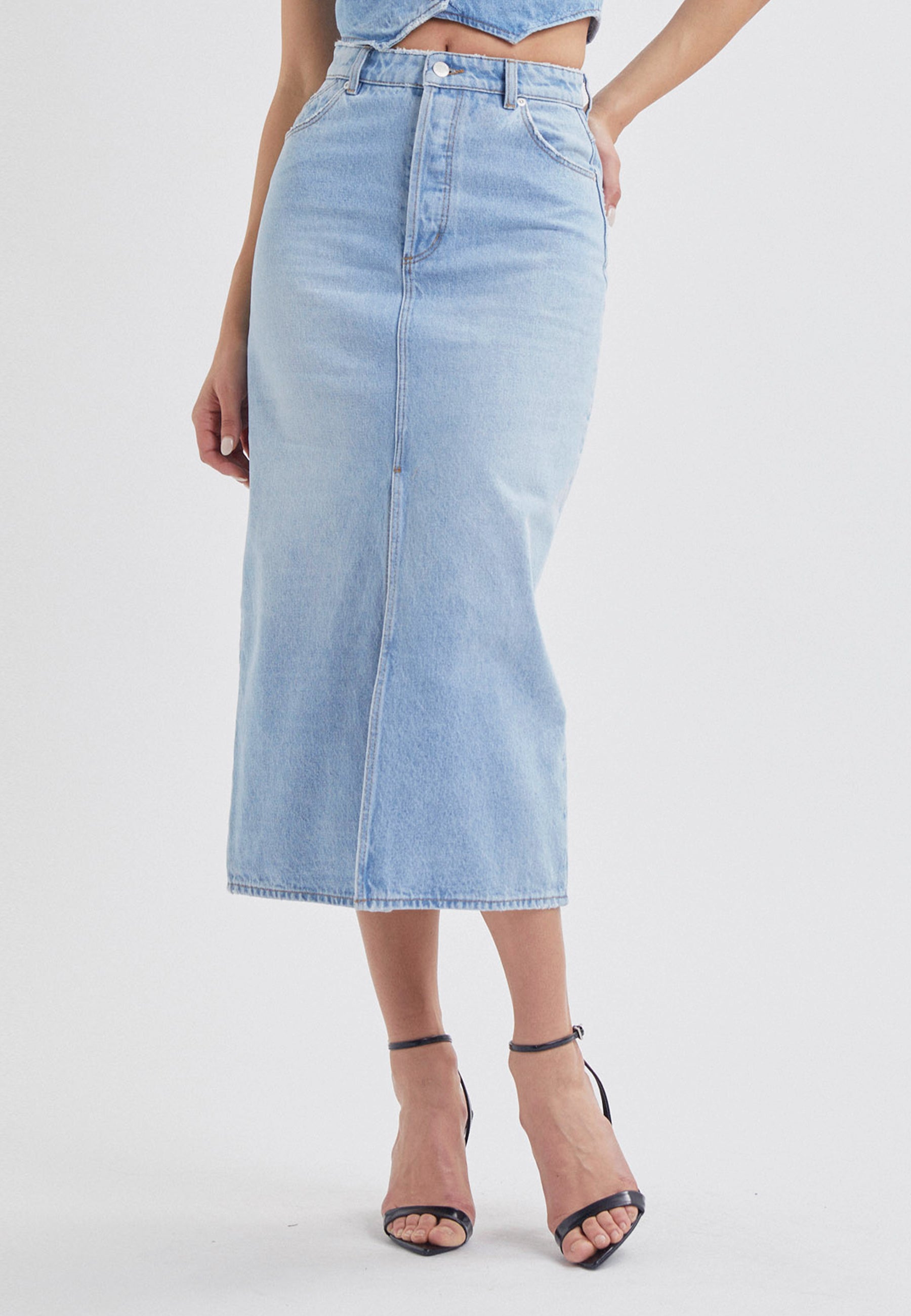 Chicago Skirt - Light Vintage Blue