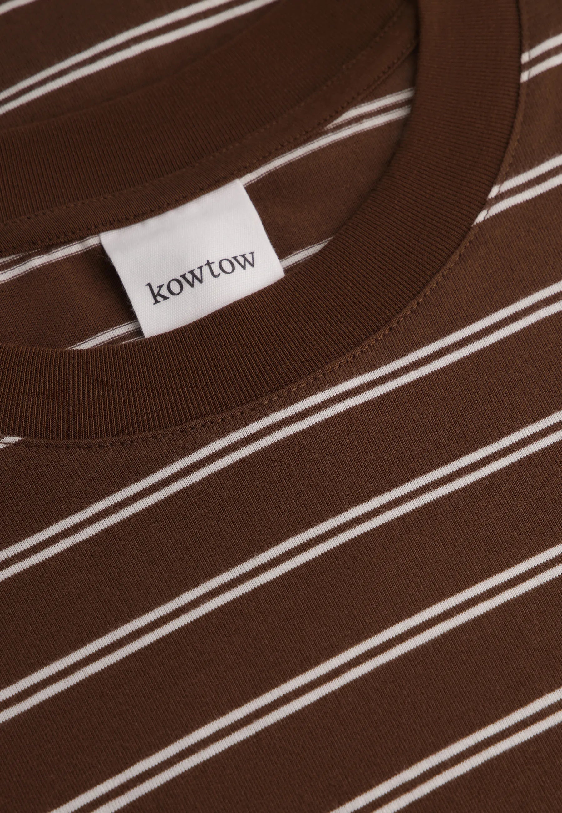 Classic T-Shirt - Brown Stripe