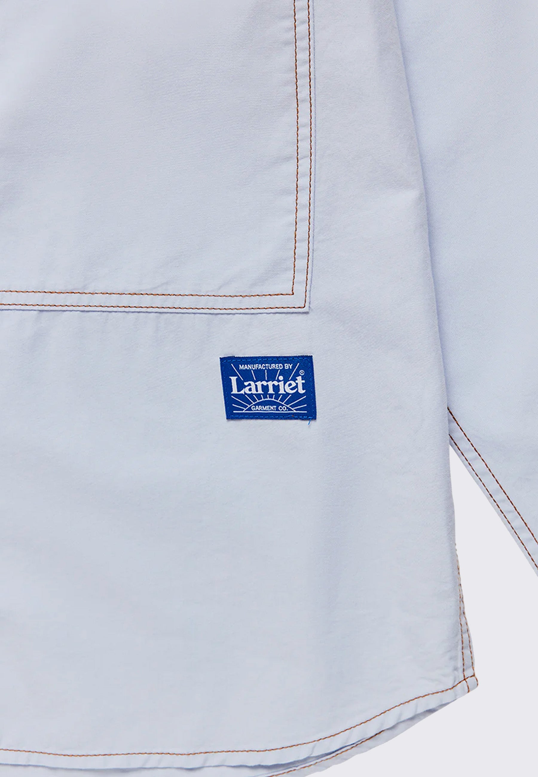 Cliff Long Sleeve Shirt - Blue/White