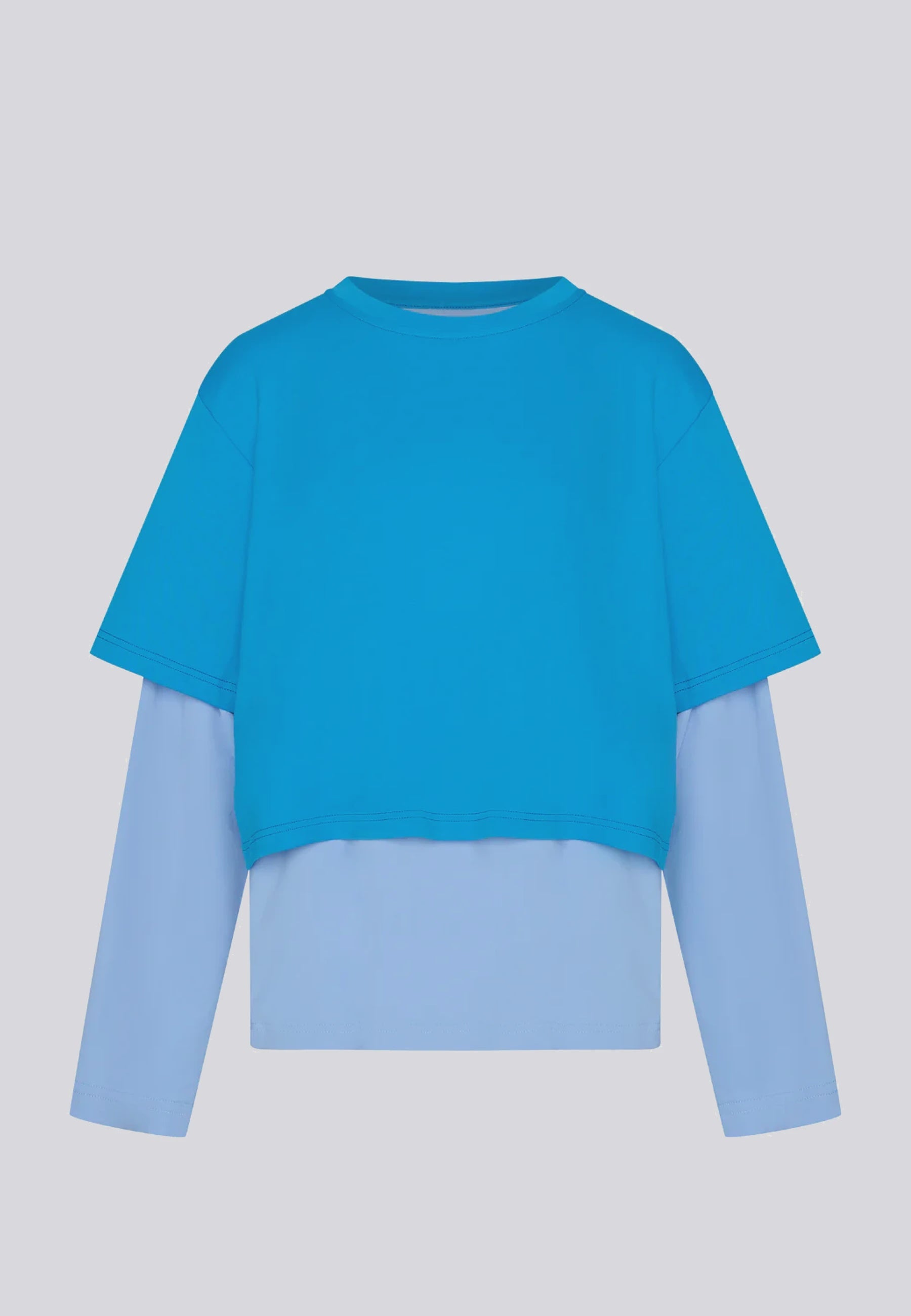 Blue Crush LS T-shirt - Bright Blue