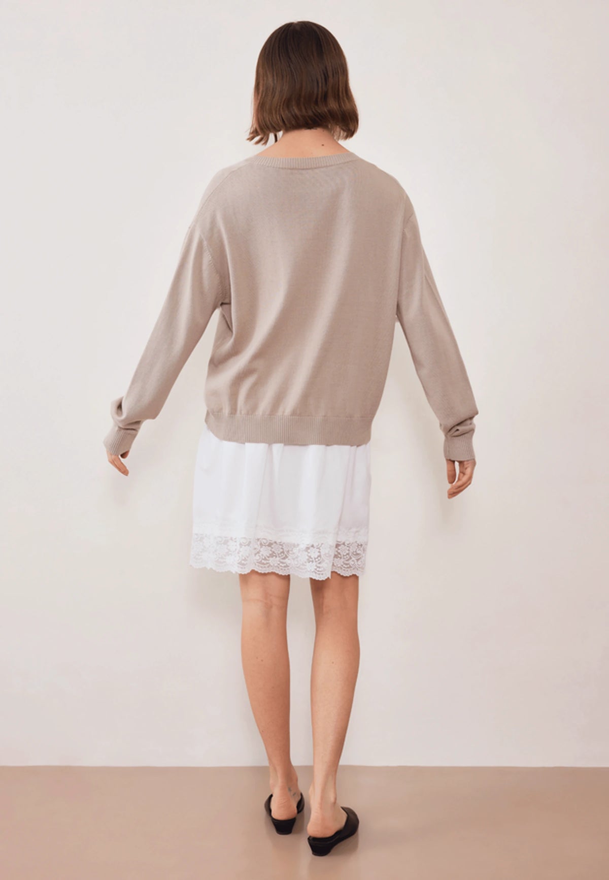 Night Lace Skirt - White