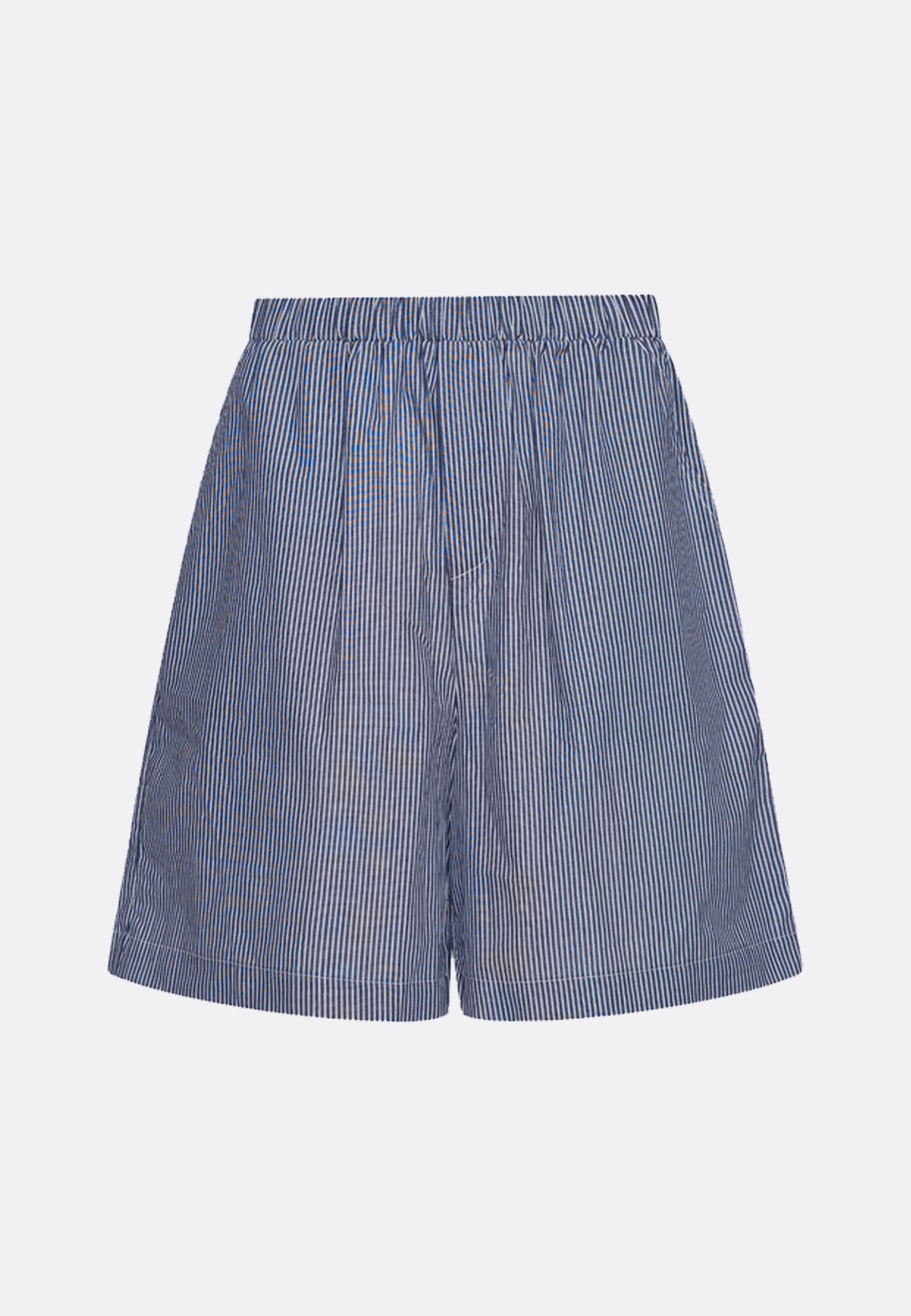Static Striped Short - Navy/White