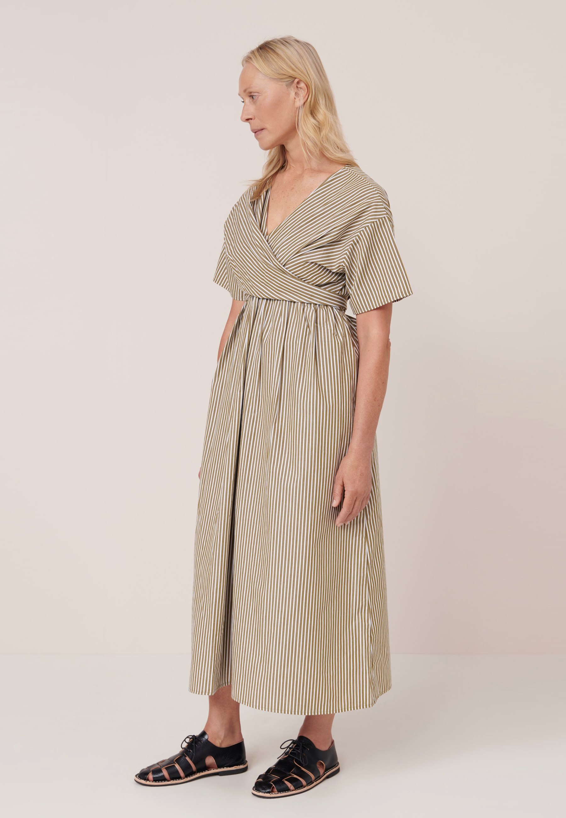 Composer Dress - Treetop Stripe