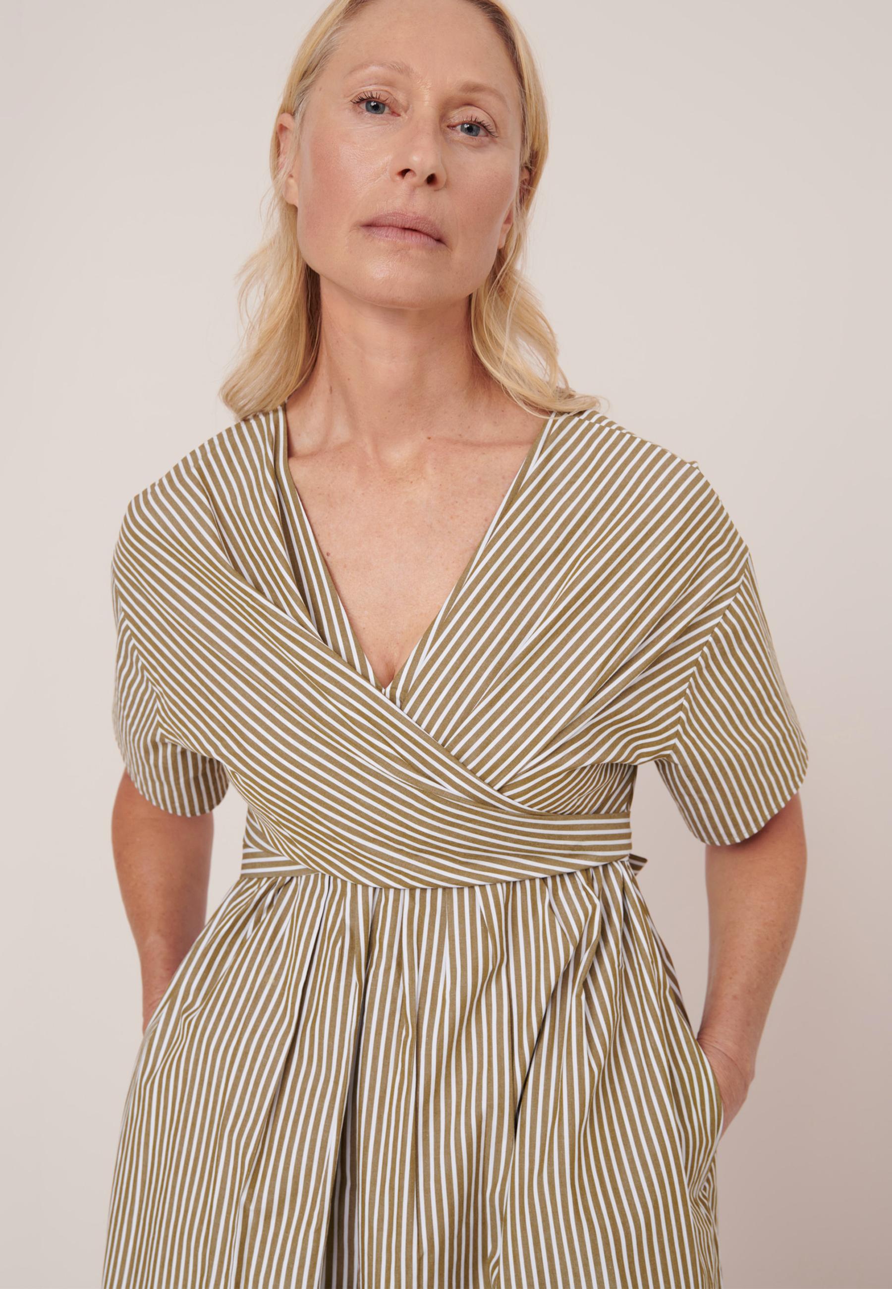 Composer Dress - Treetop Stripe