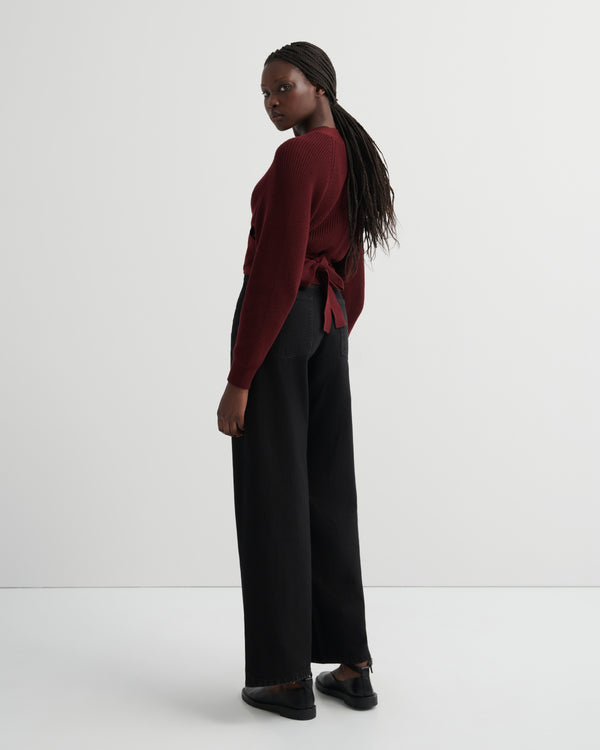 Composure Cardigan - Maroon