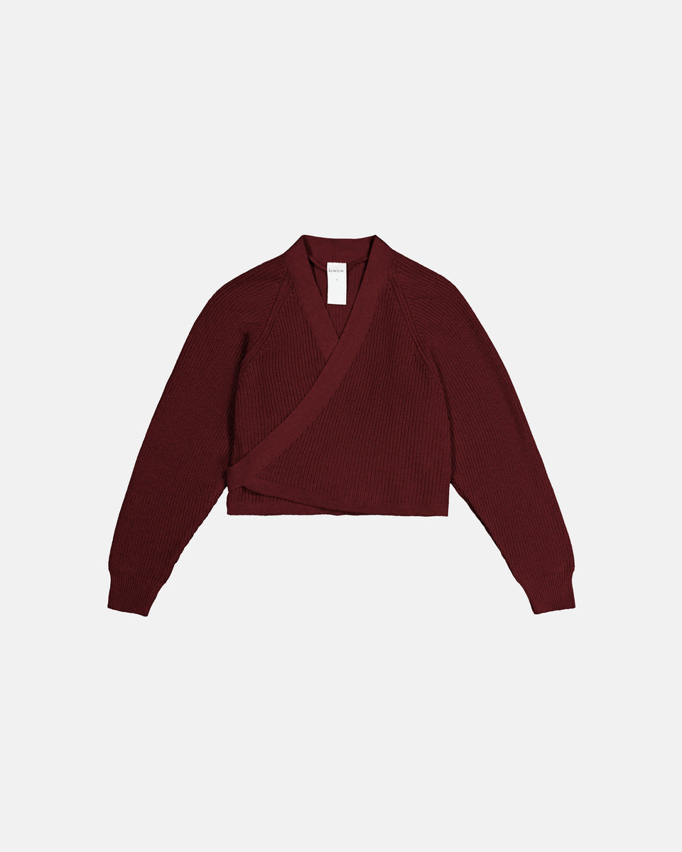 Composure Cardigan - Maroon