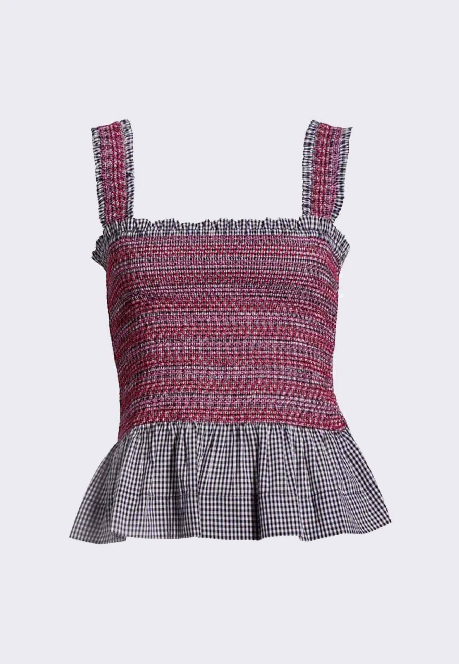 Ami Cami - Black/White Gingham
