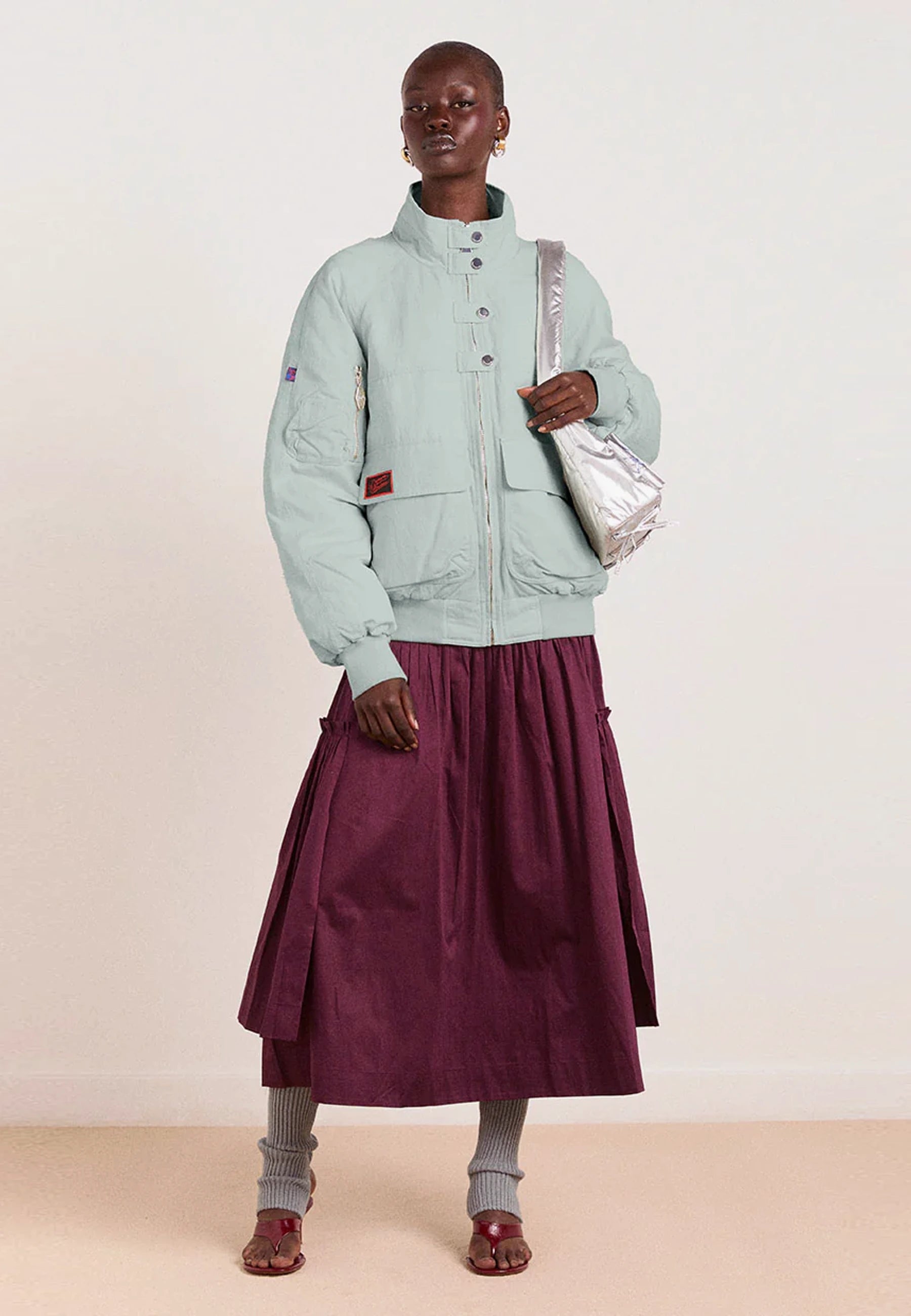 Berta Midi Skirt - Fig