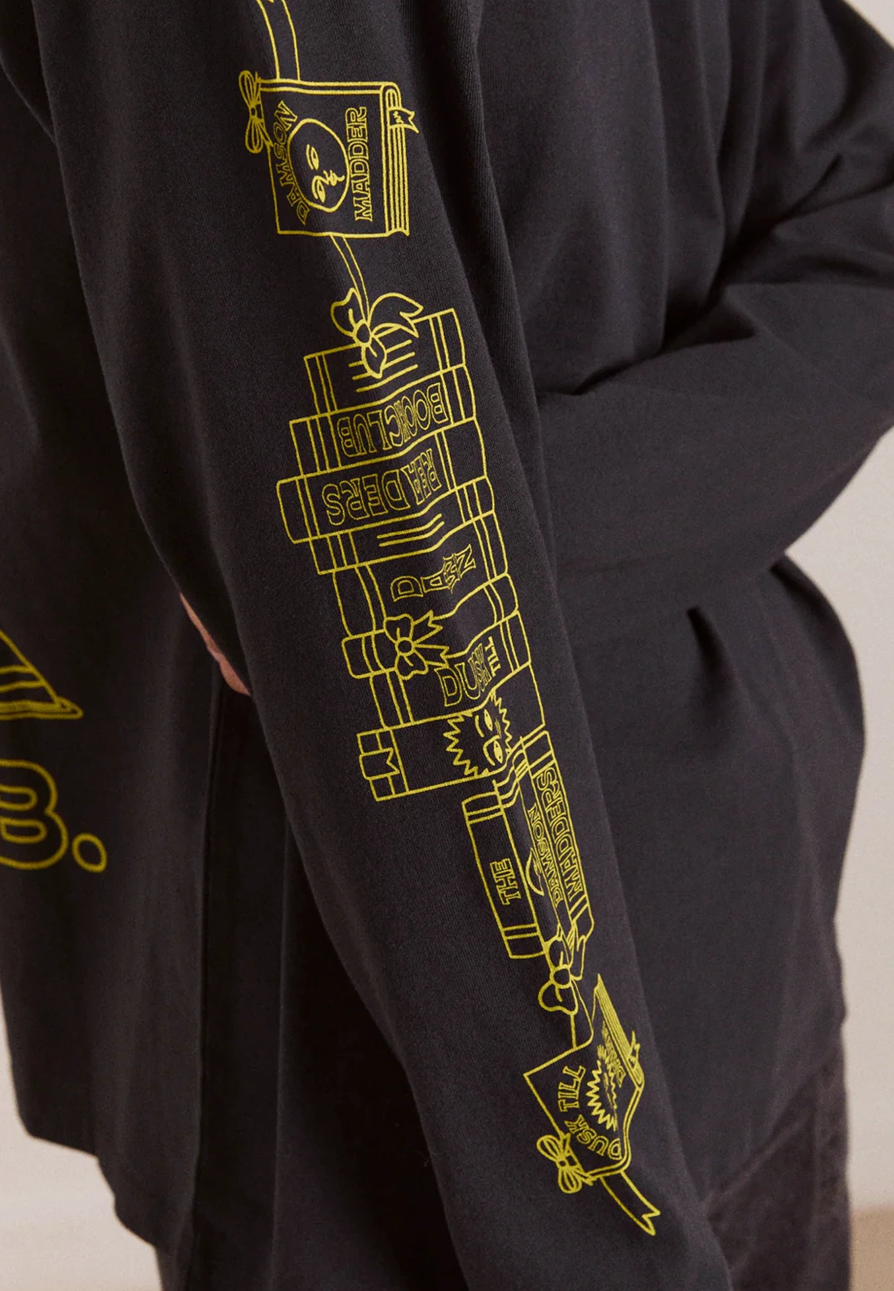 The Reader LS Shirt - Charcoal