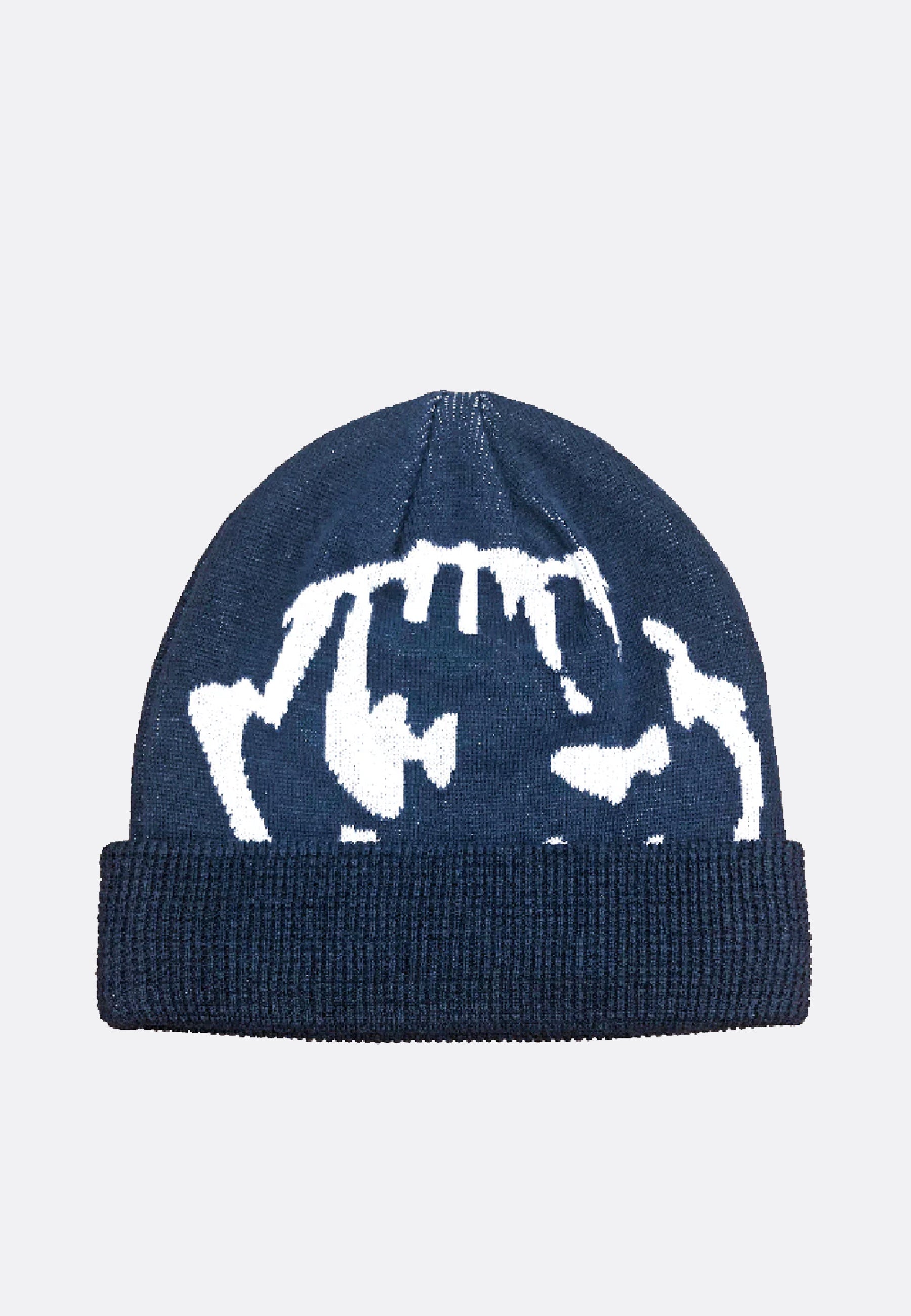 Mask Beanie - Navy