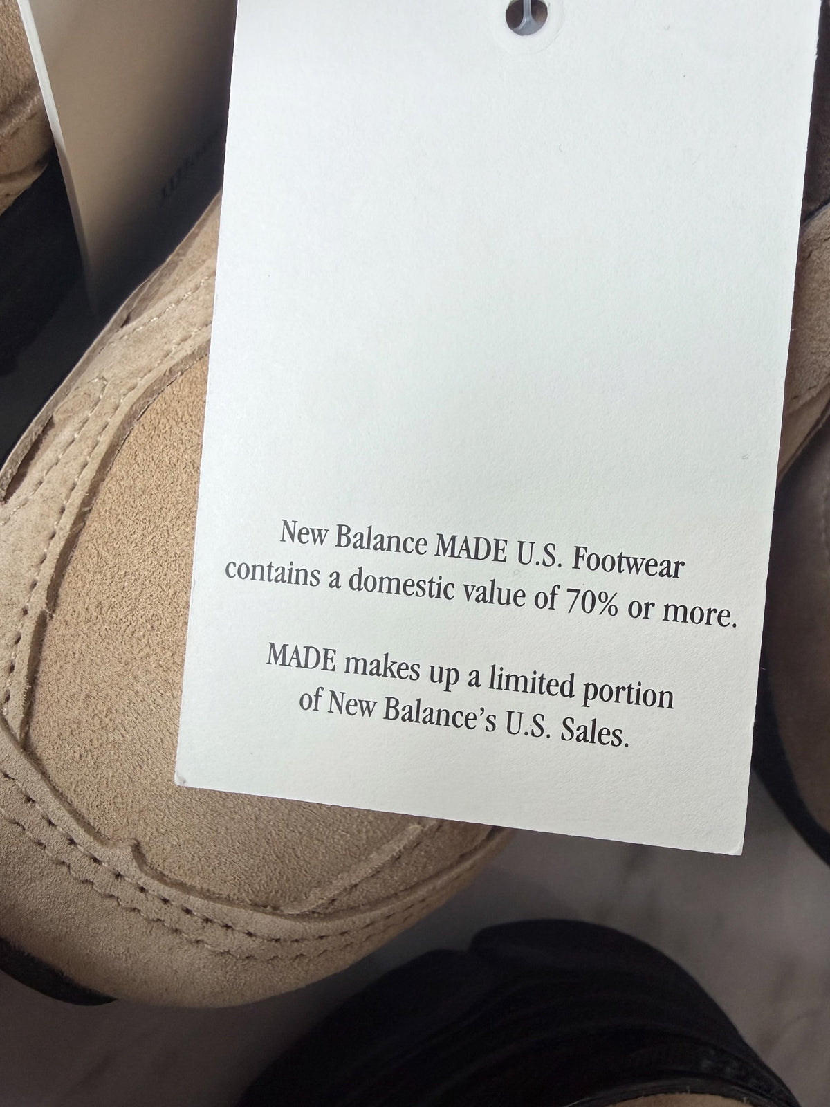 JJJJOUND x Made in USA 990v3 - Tan Suede - U9904D8