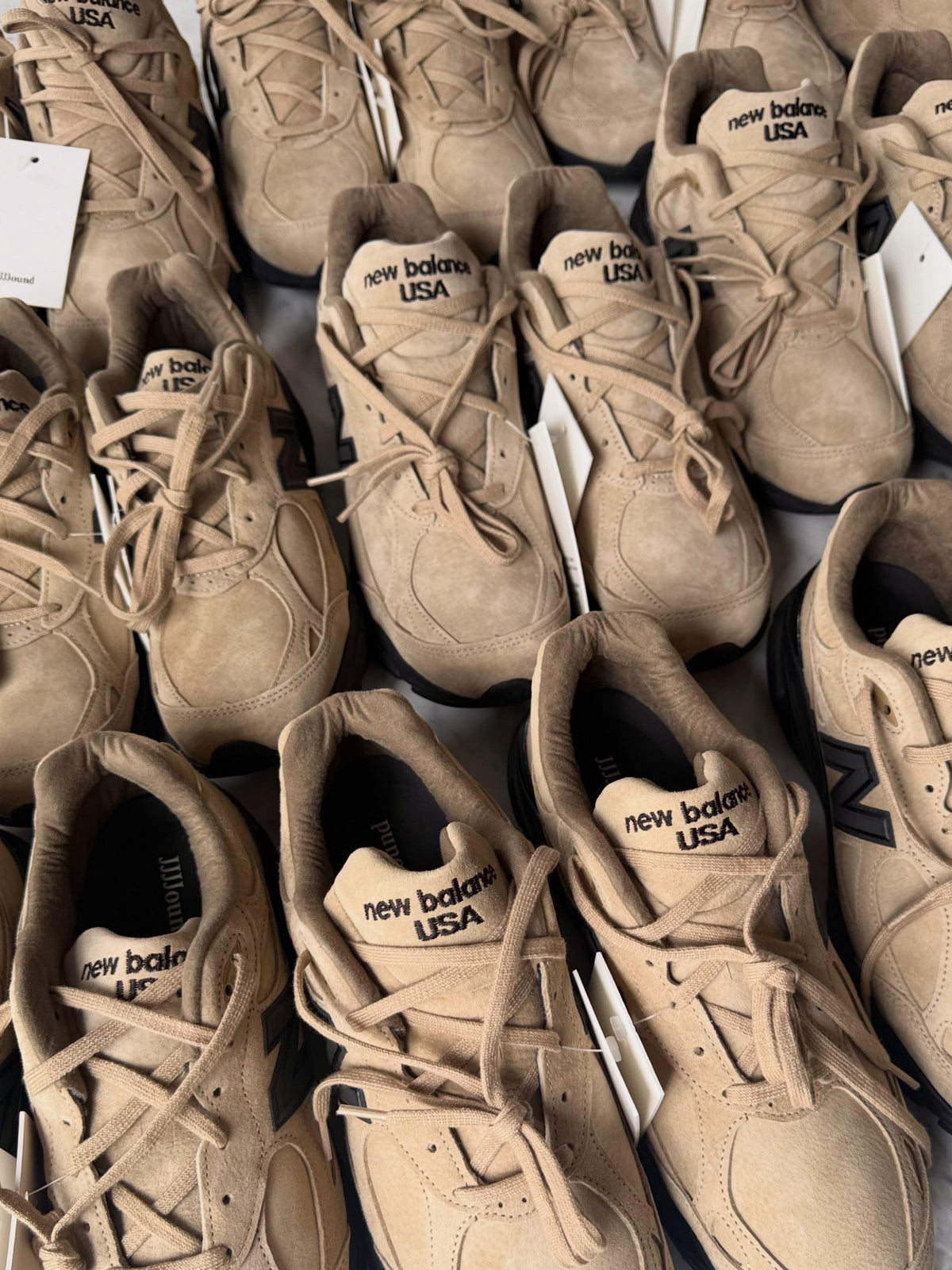 JJJJOUND x Made in USA 990v3 - Tan Suede - U9904D8
