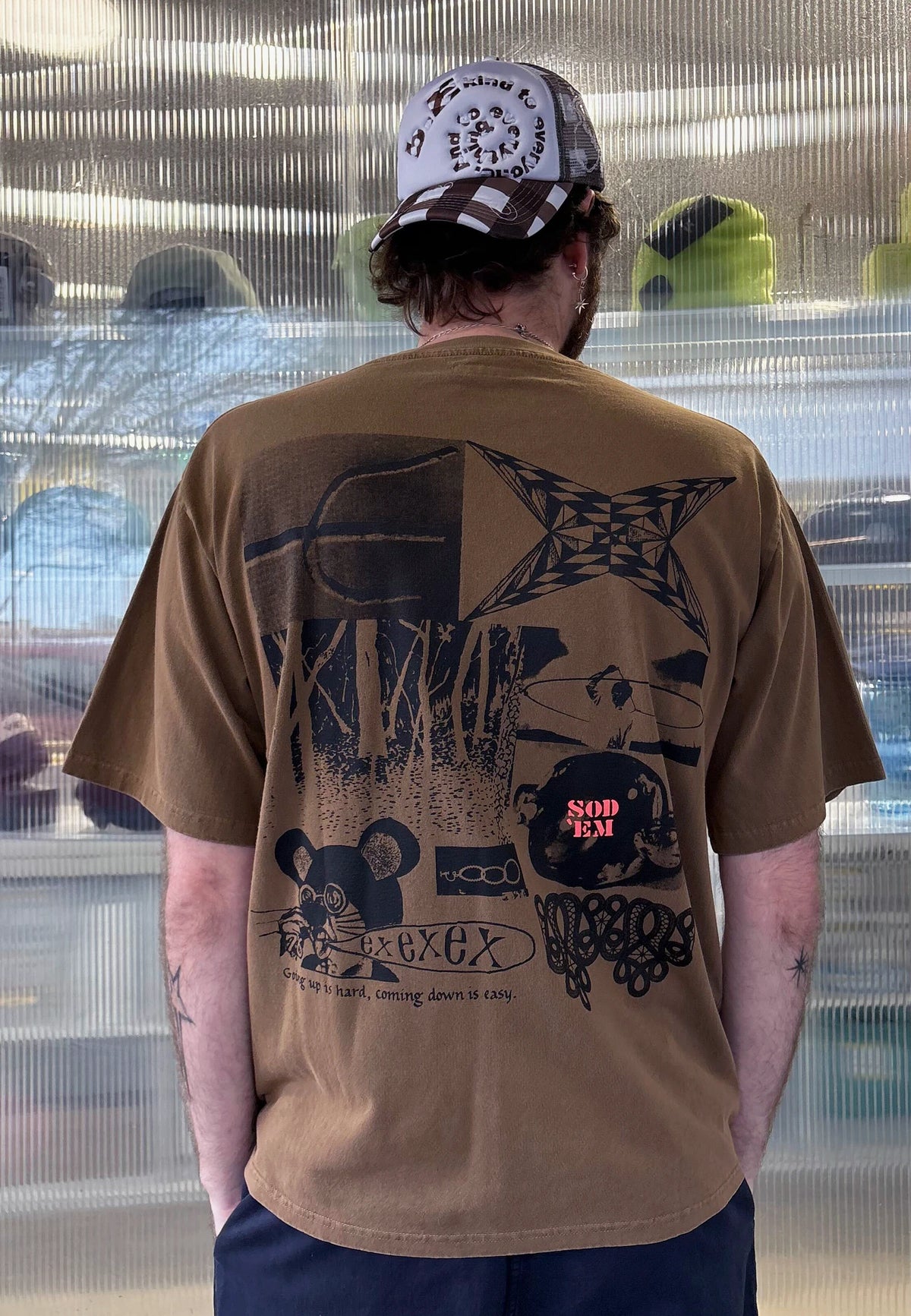 Come Down T-Shirt - Brown