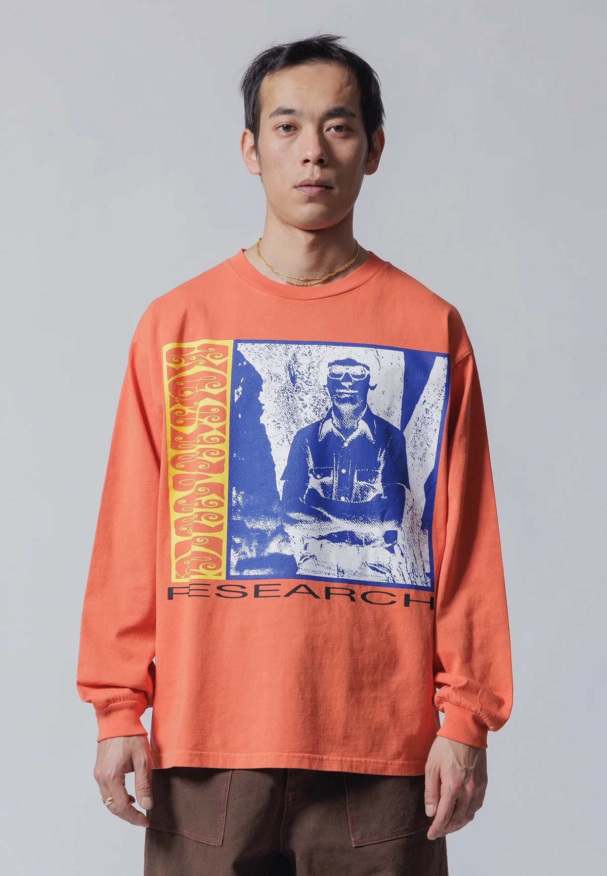 Time L/S T-Shirt - Orange