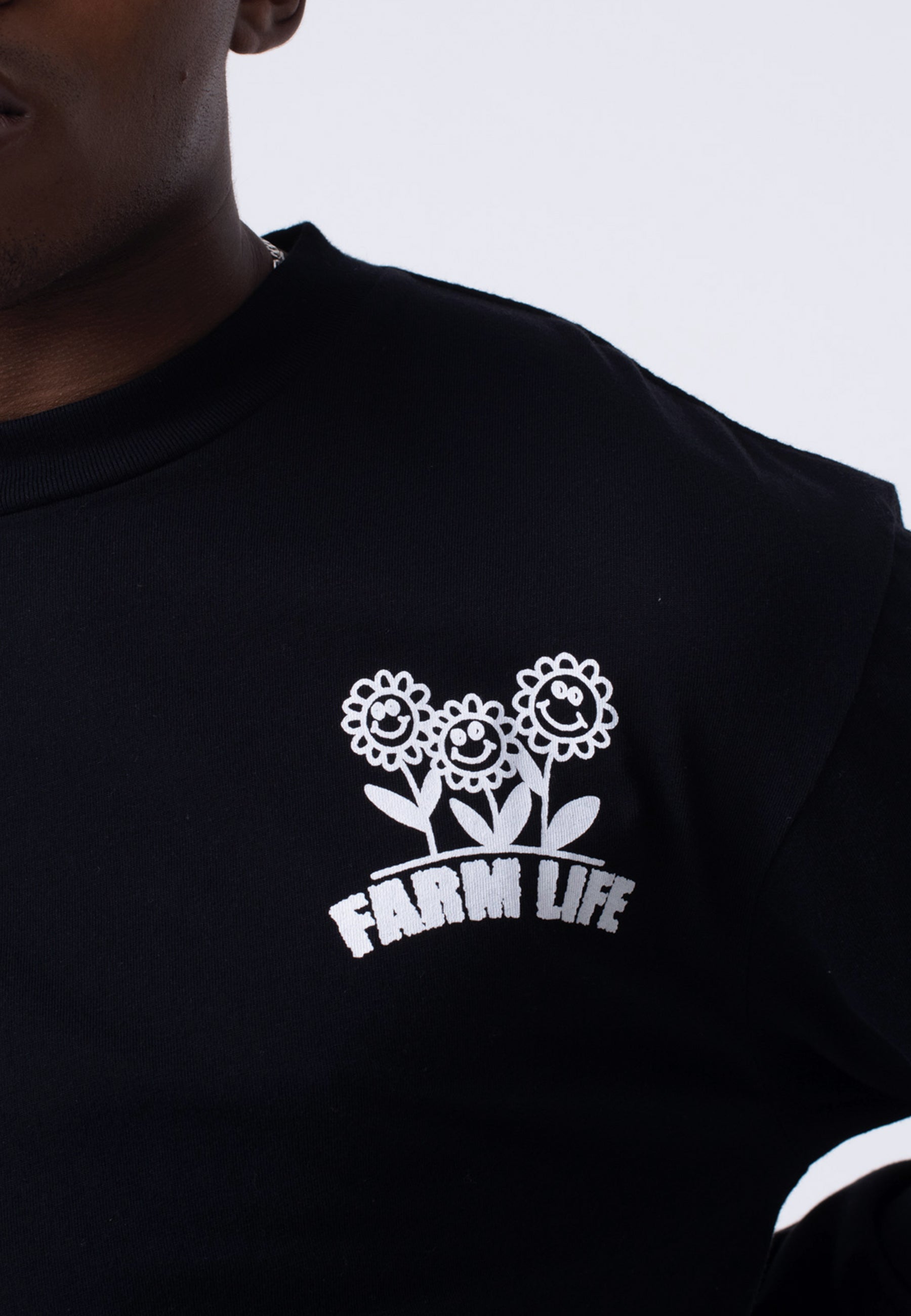 Farm Life L/S Top - Black