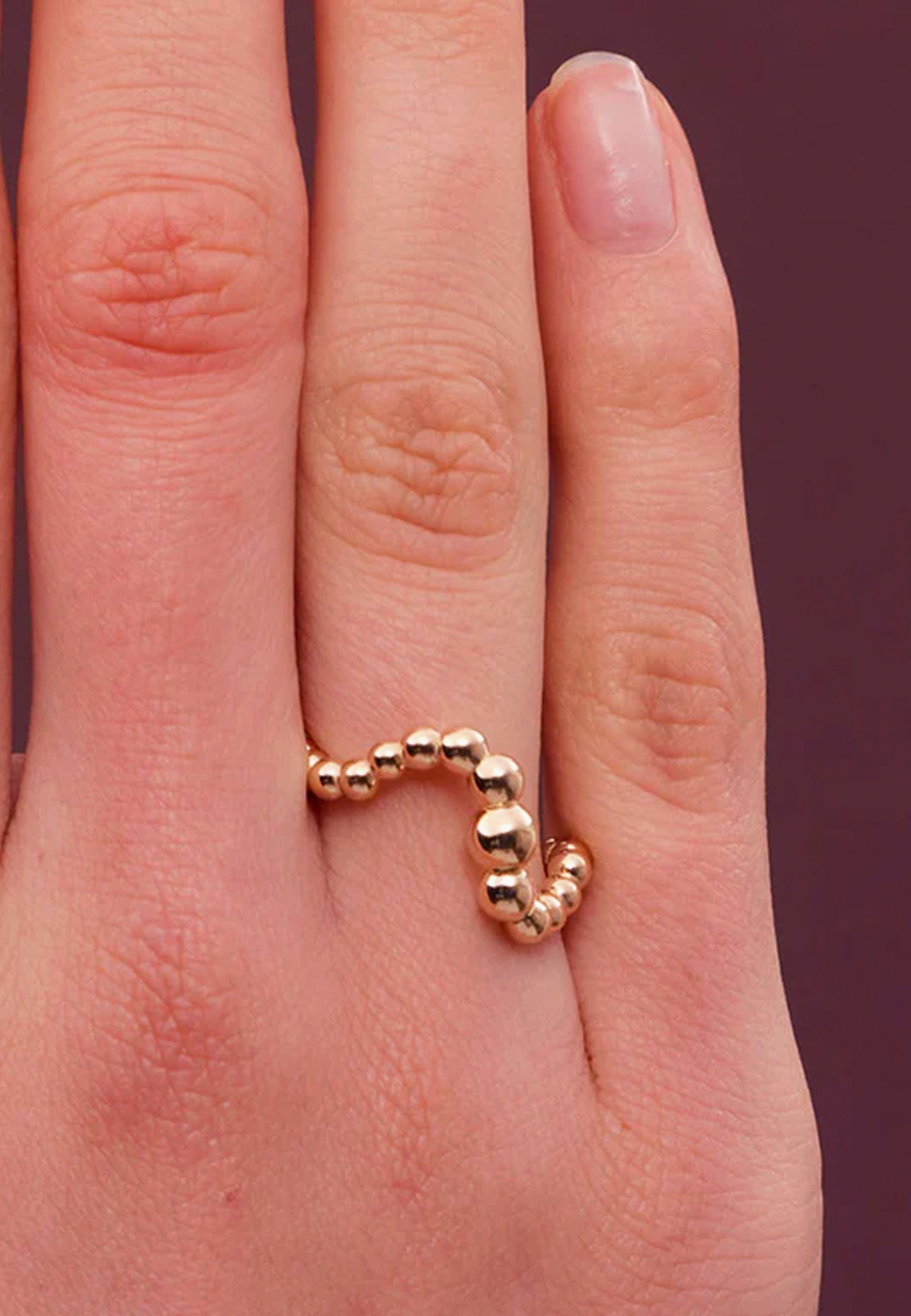 Fizzy Ring Petite - Gold Plated