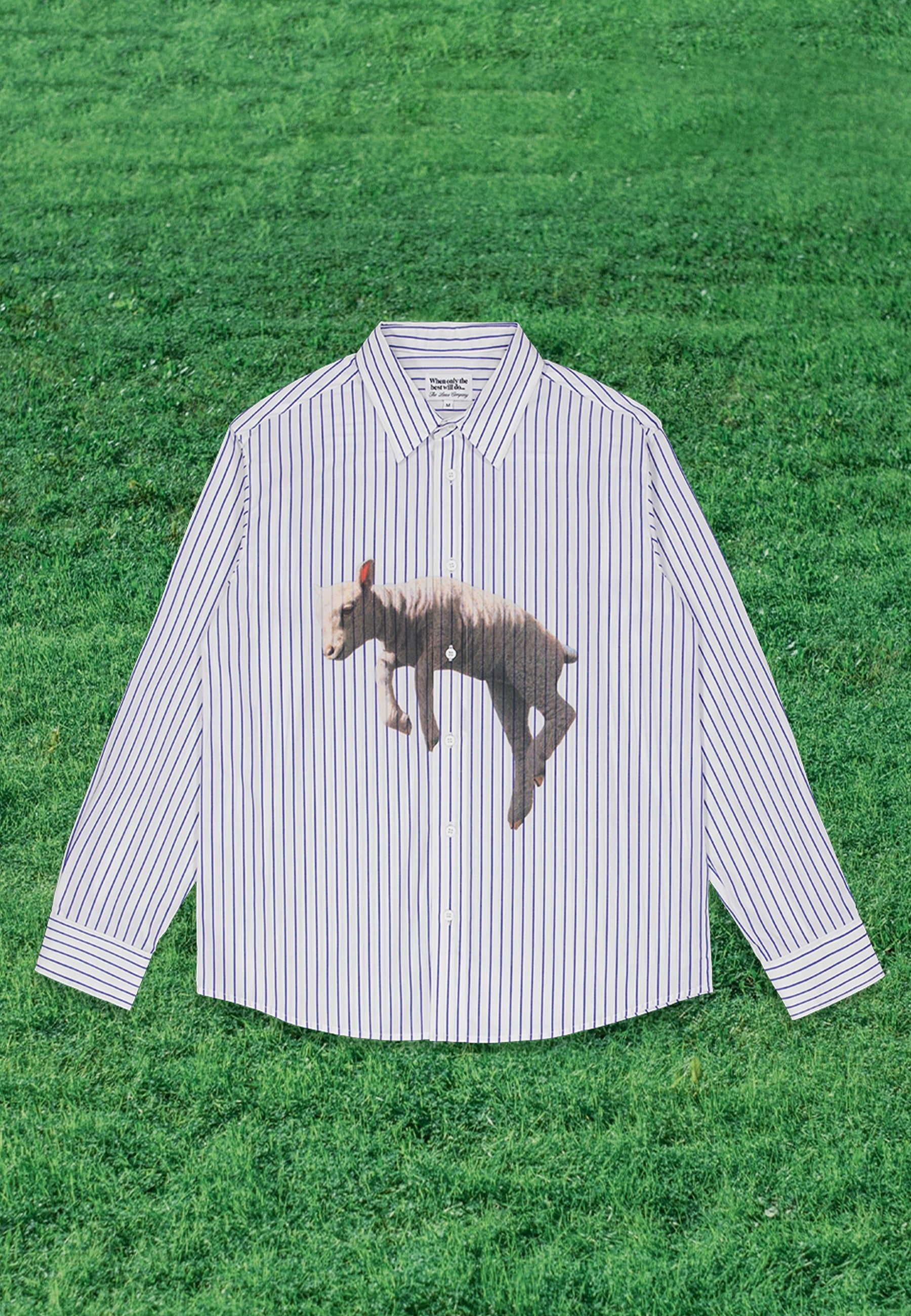 GAG x TLC Lamb Shirt - Blue Stripe