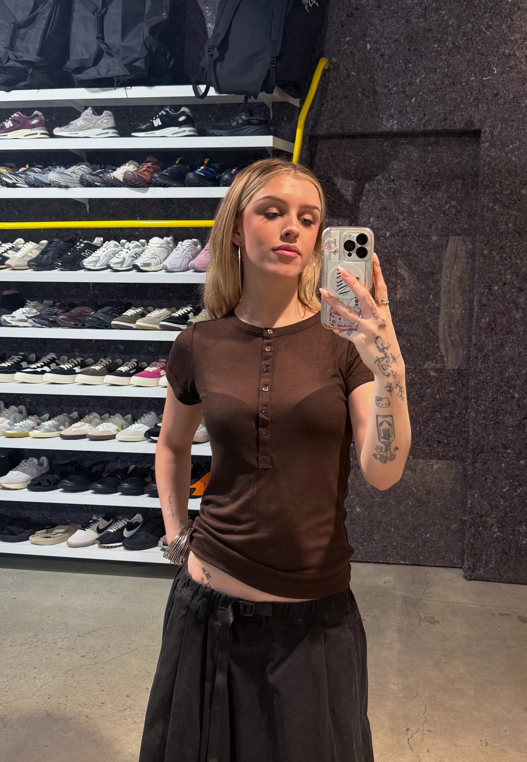 Madeleine Top - Espresso