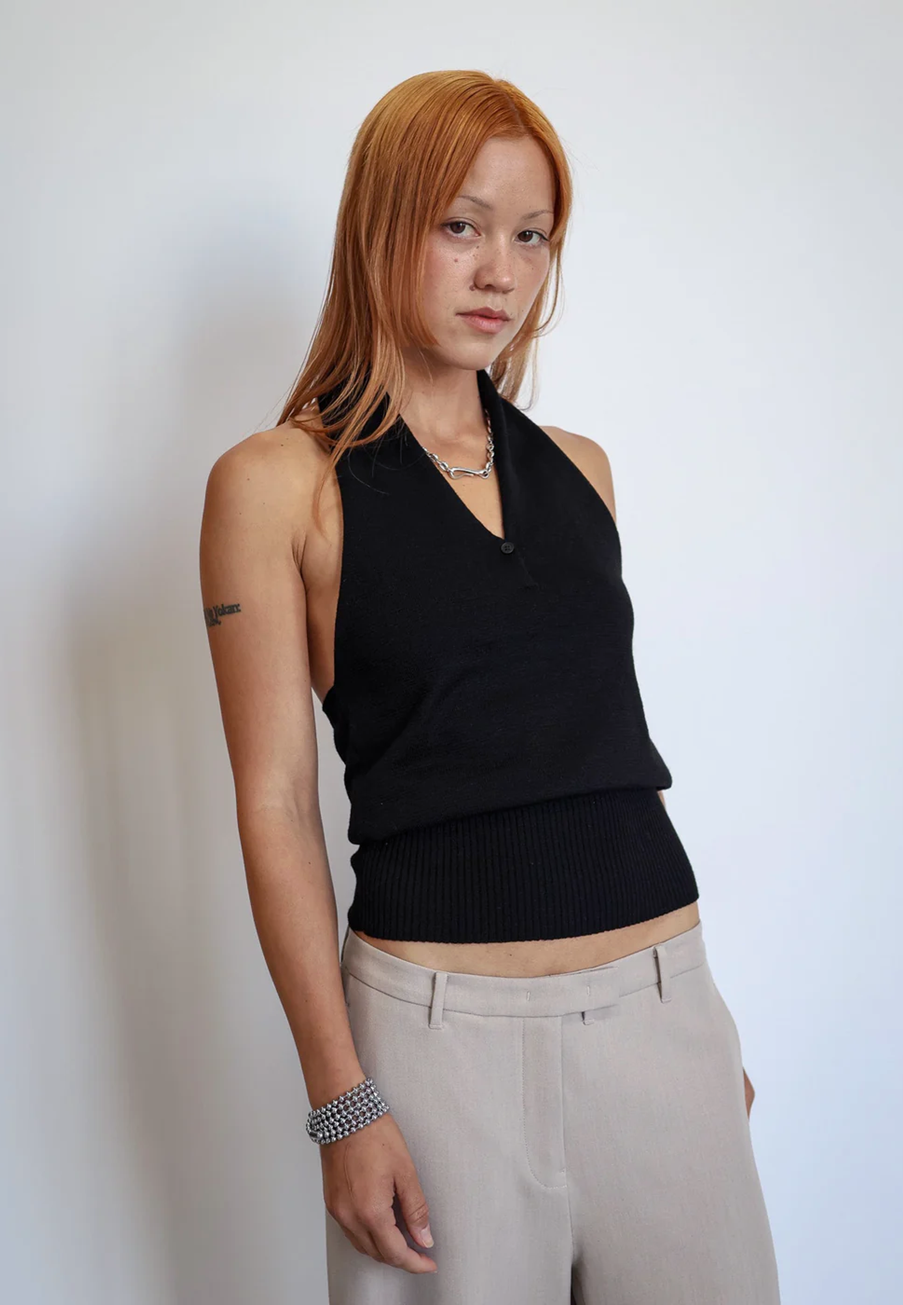 Marcelo Halter Top - Black