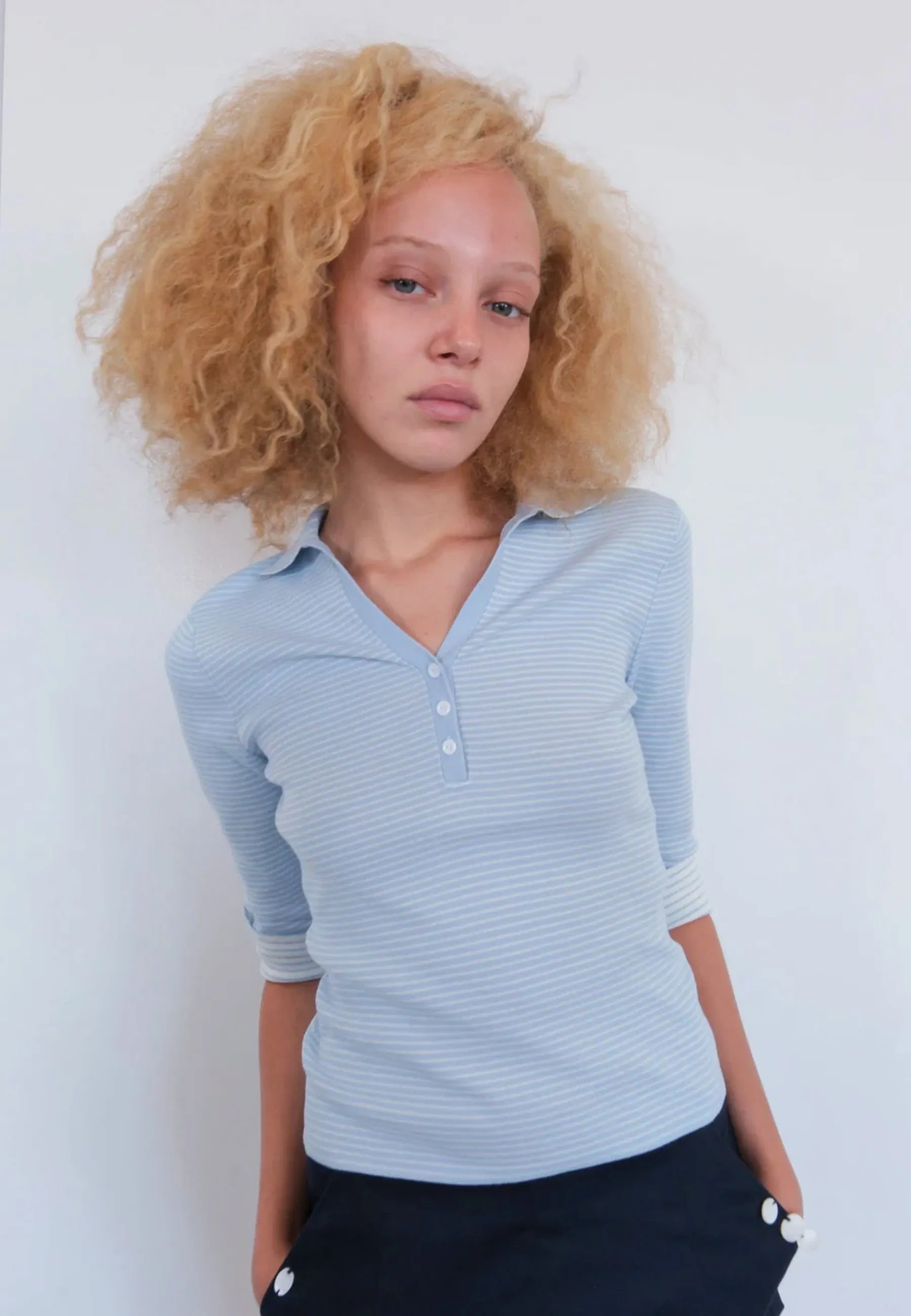 Naomi Top - Light Blue