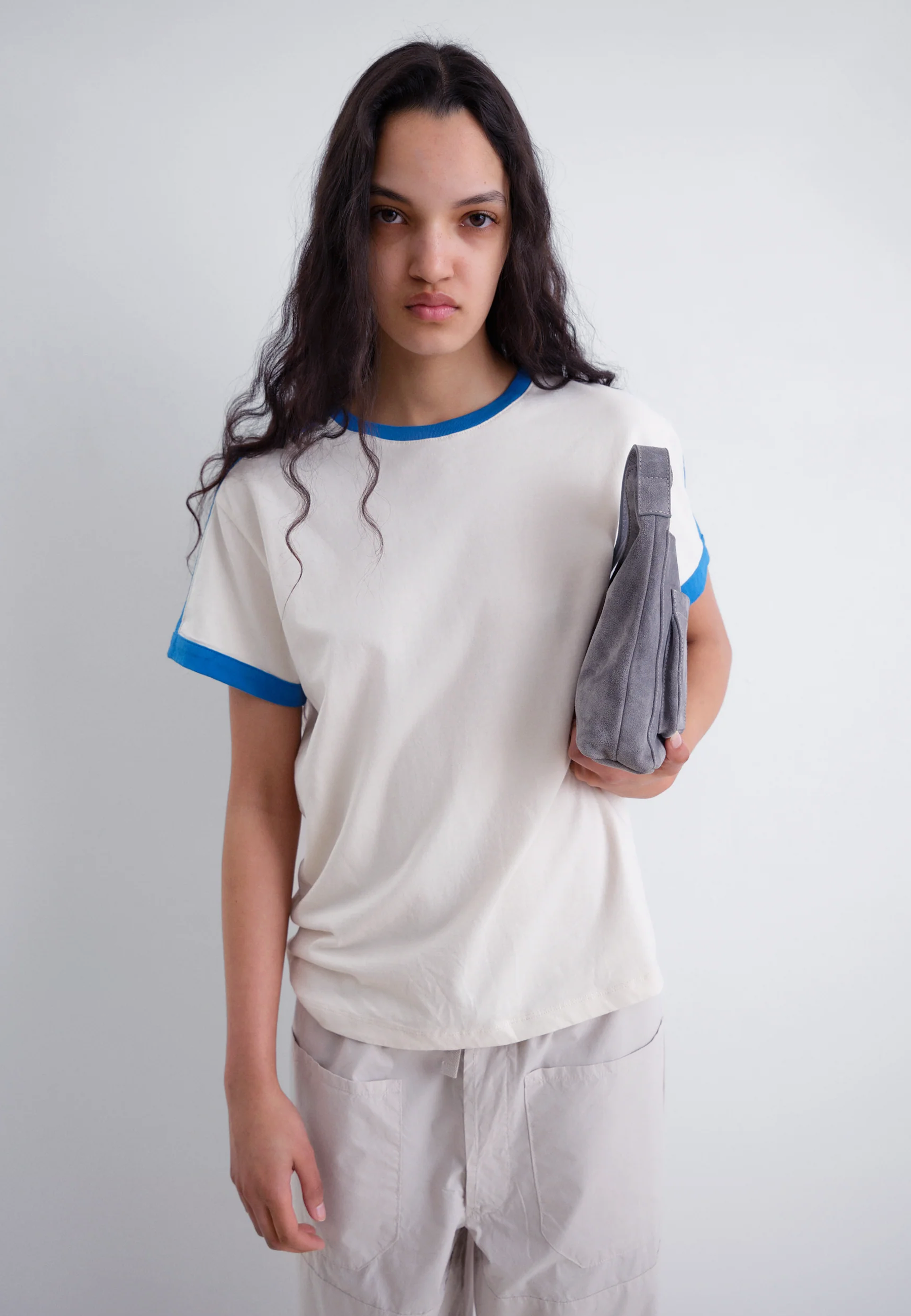 Diego T-Shirt - Grey/Blue
