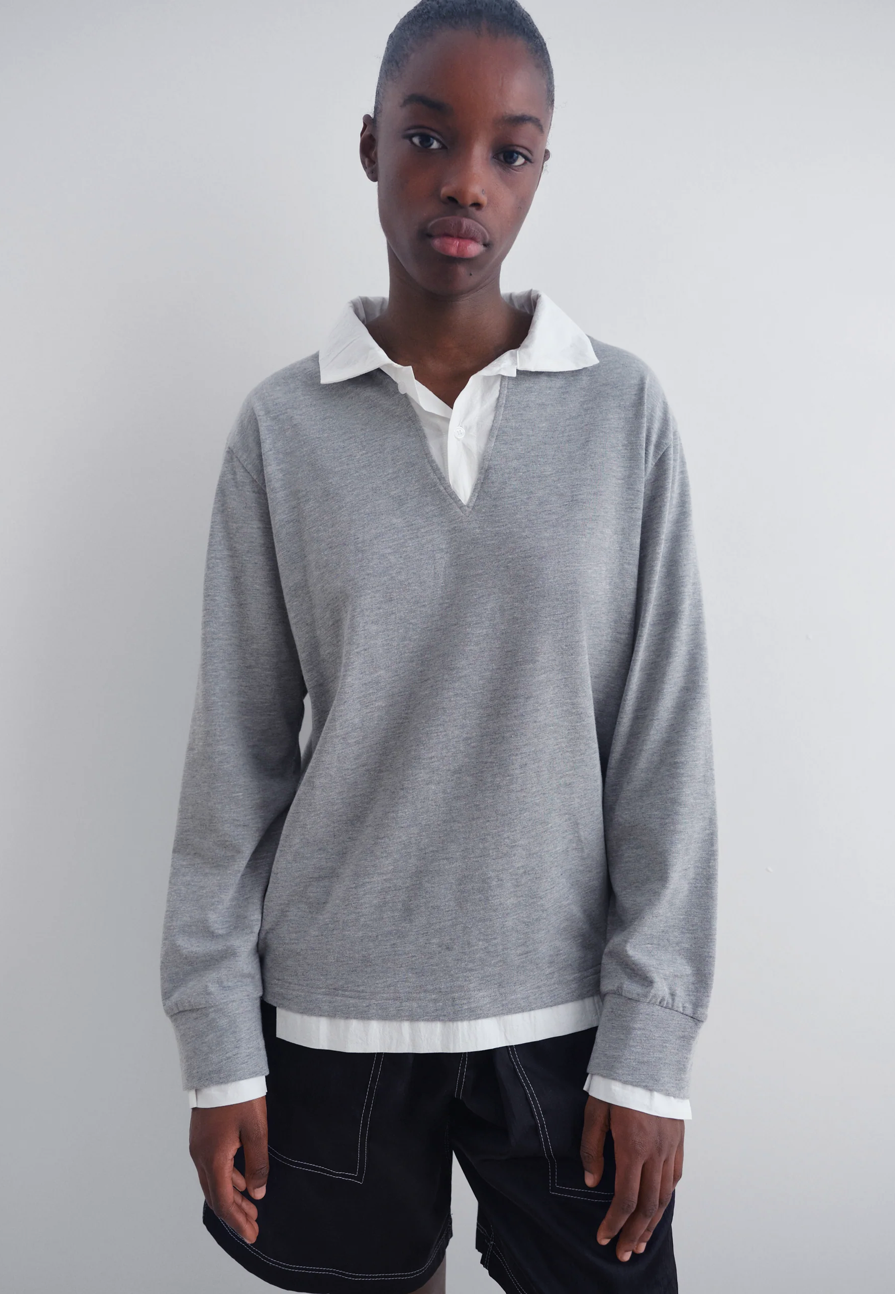 Luis LS Polo - Grey/White