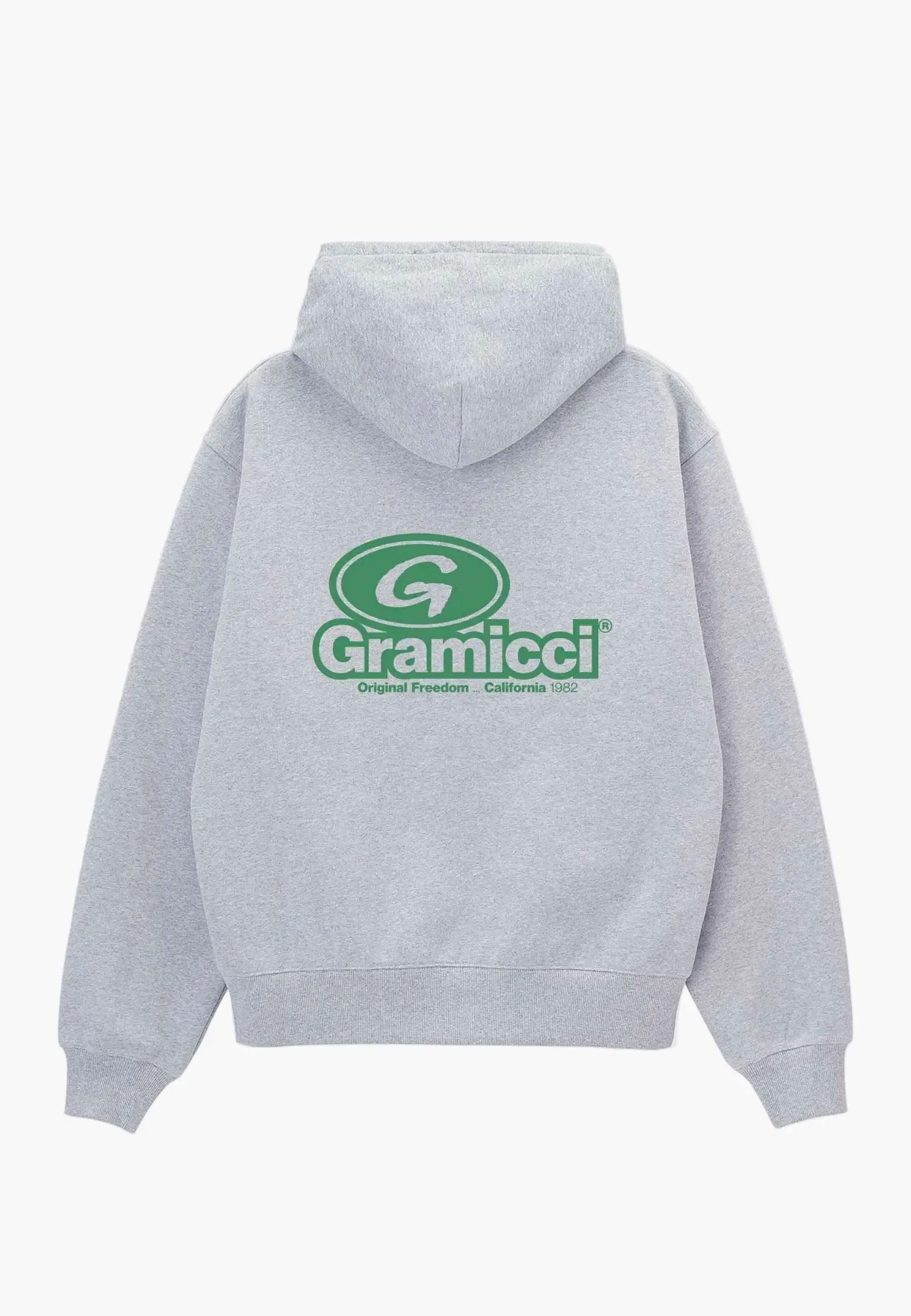 82 Zip Hoodie - Heather Grey