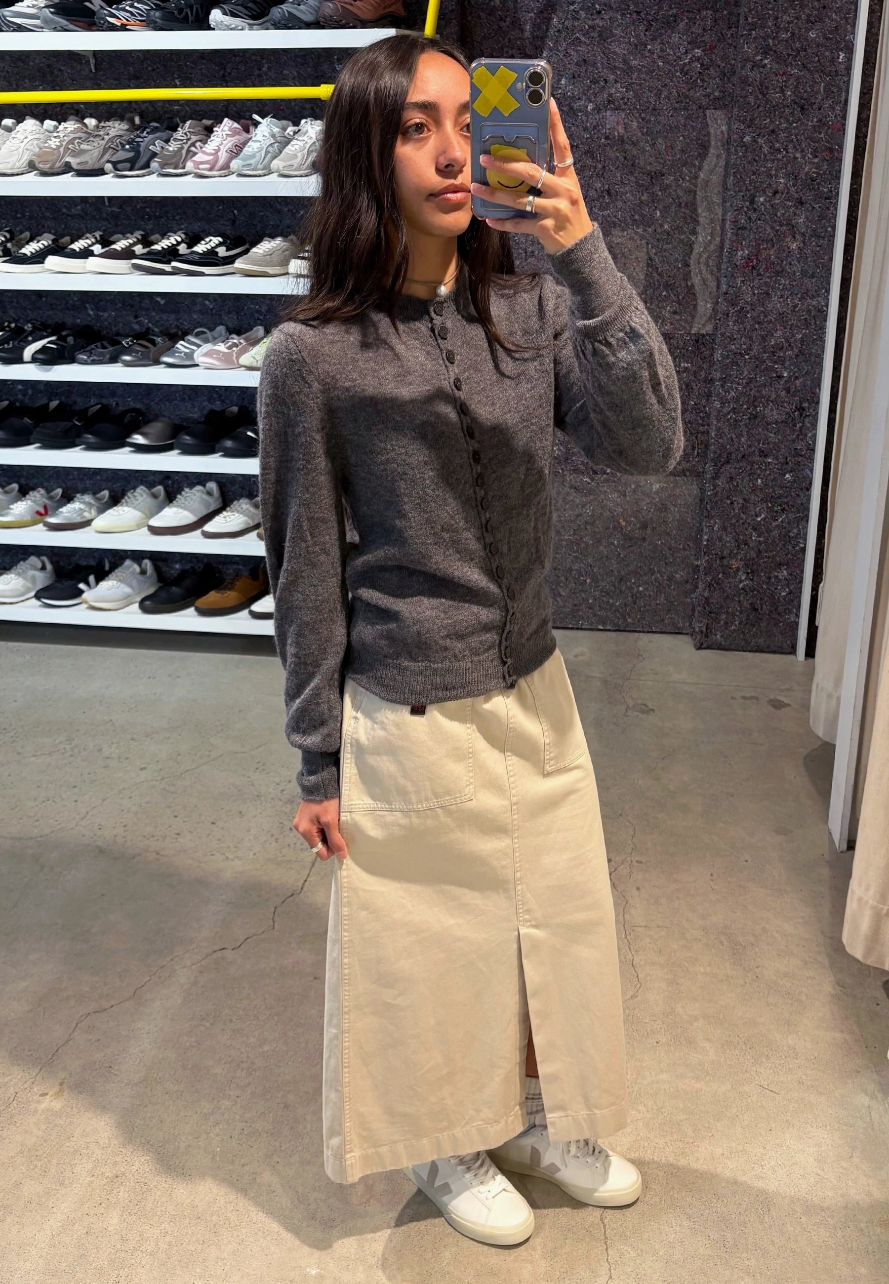 Long Baker Skirt - Sand Pigment