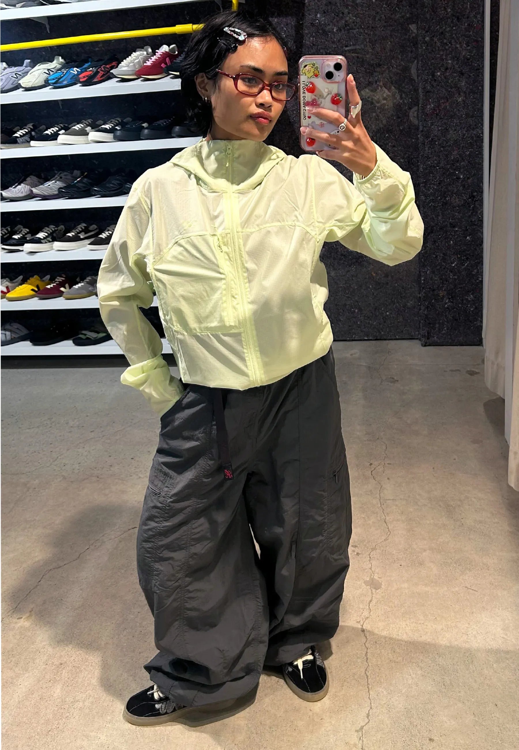 Women's Nylon Balloon Pant - Carbon