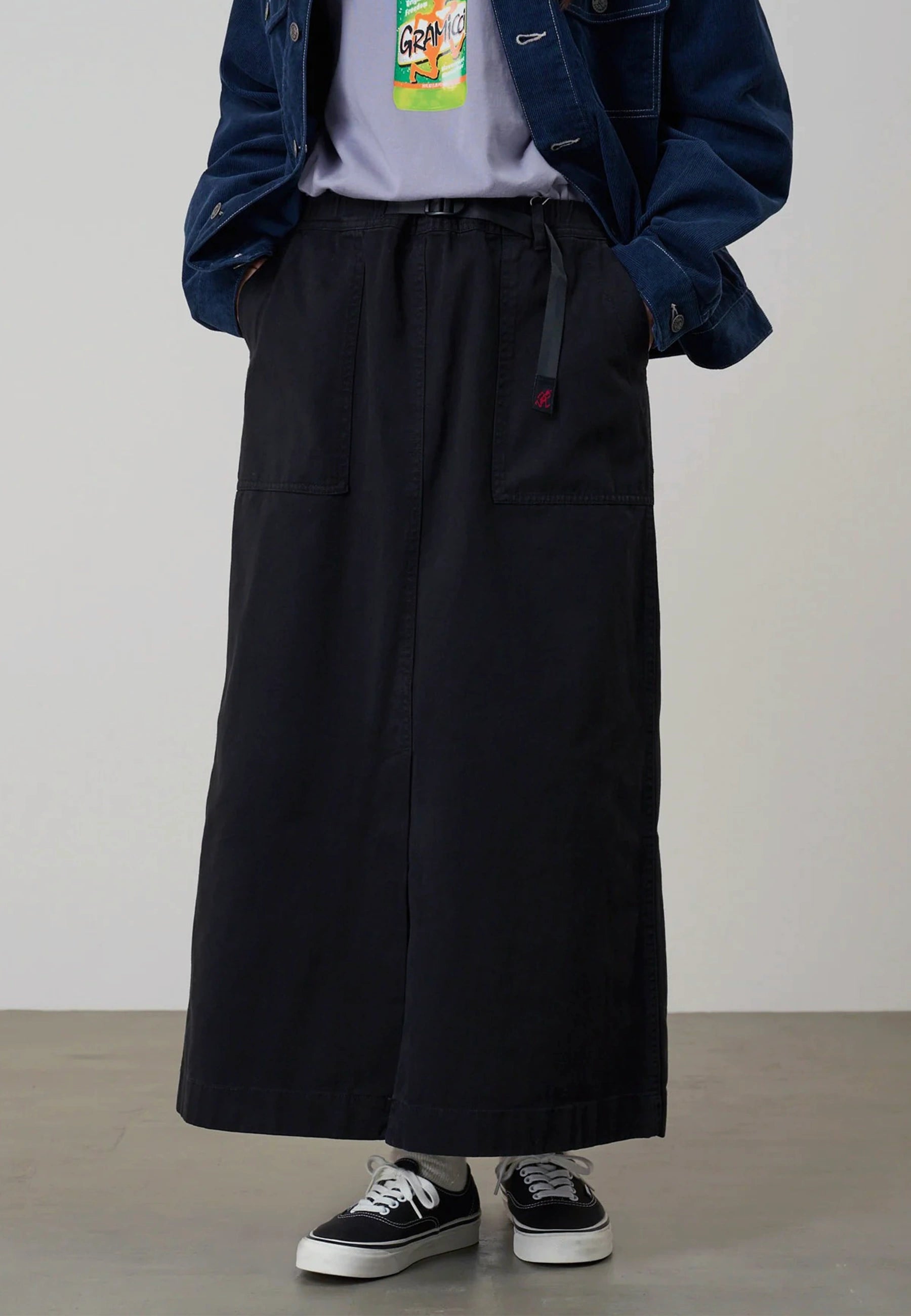 Long Baker Skirt - Black