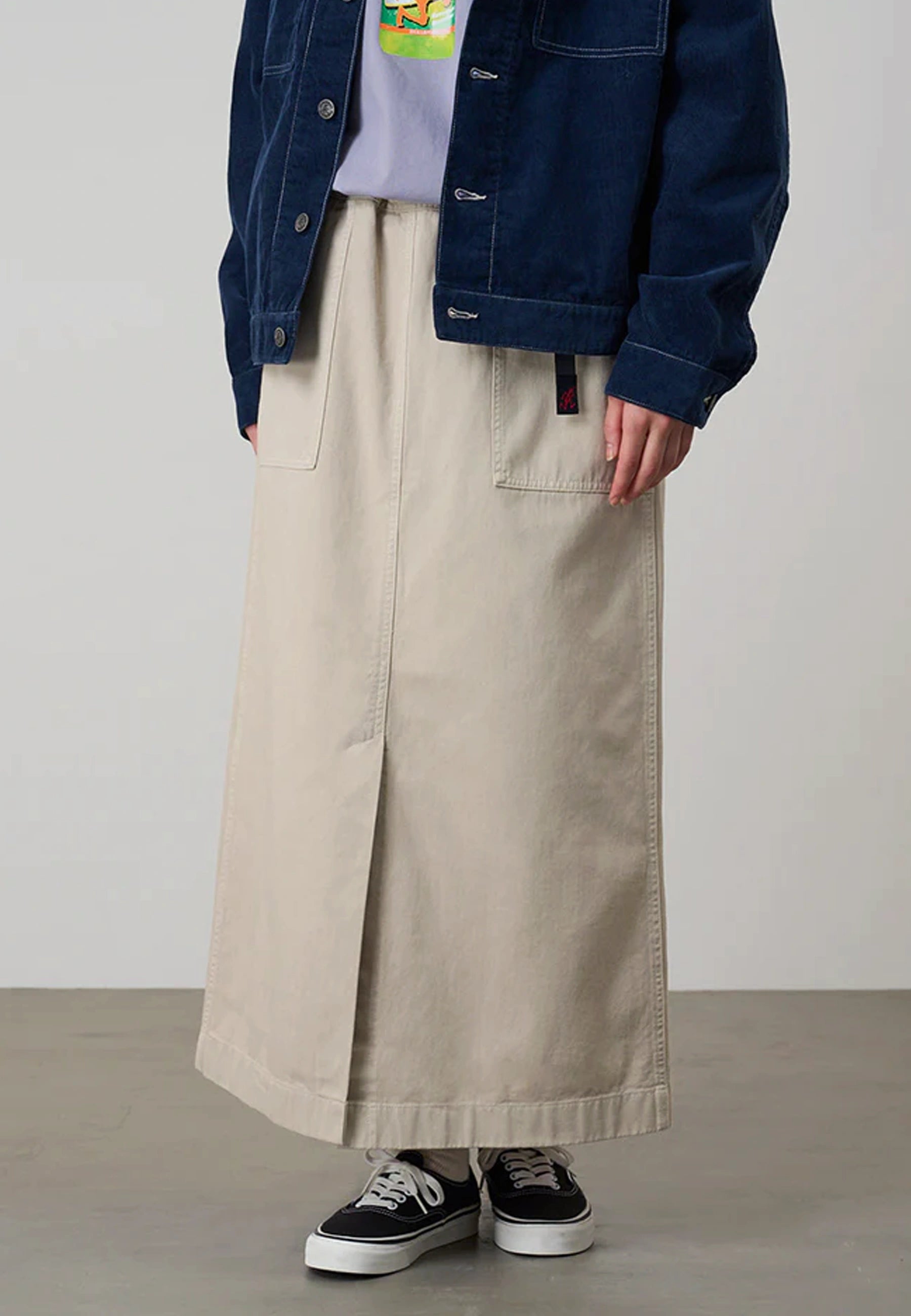 Long Baker Skirt - Sand Pigment