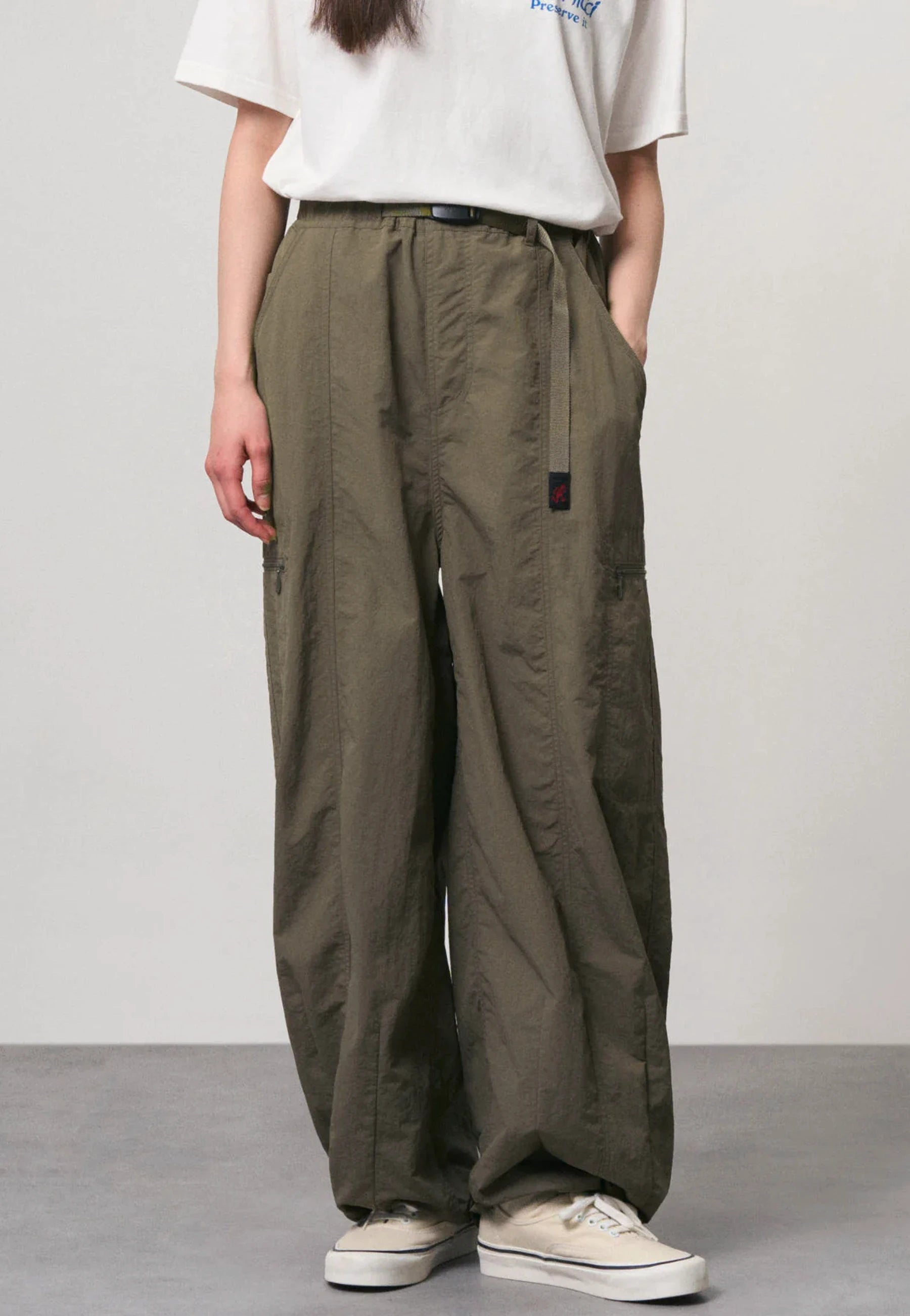 Women's Nylon Balloon Pant - Burnt Olive