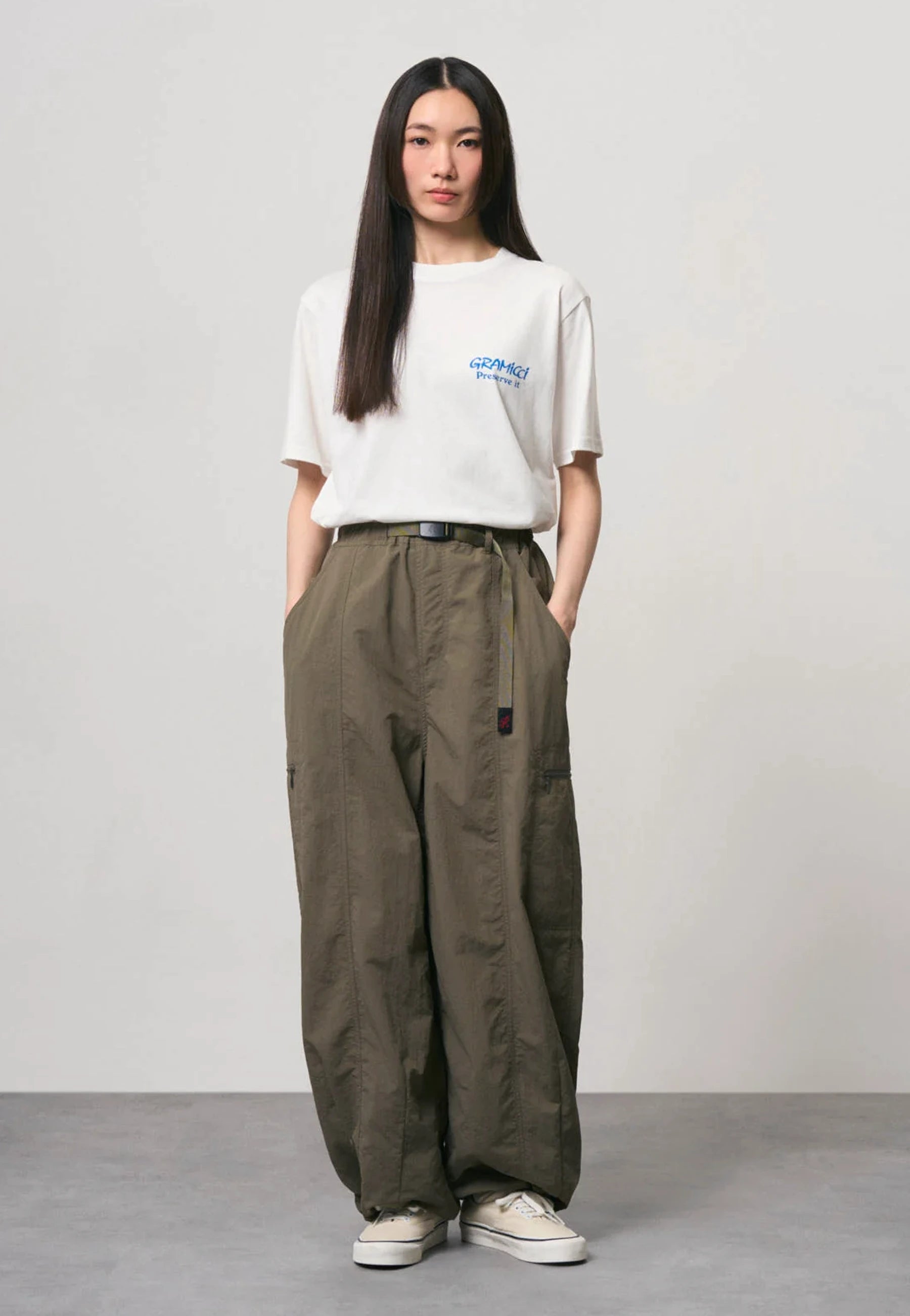 Women's Nylon Balloon Pant - Burnt Olive