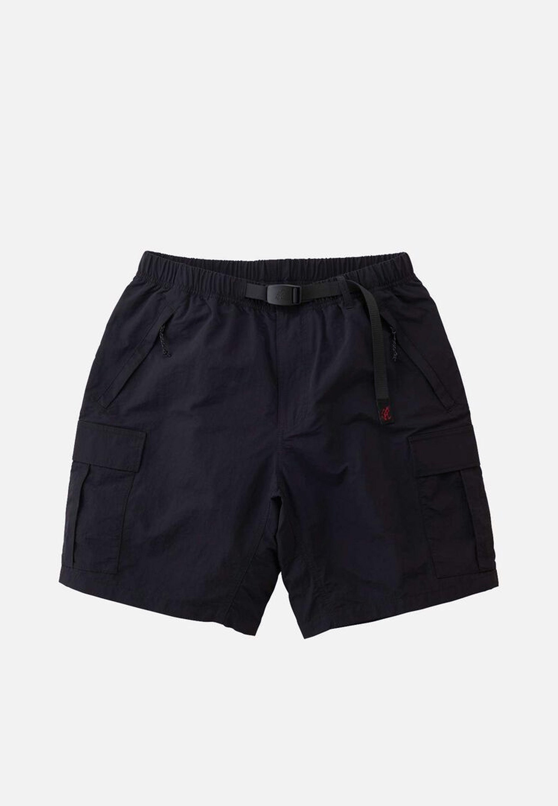 Nylon Explorer Cargo Short - Black