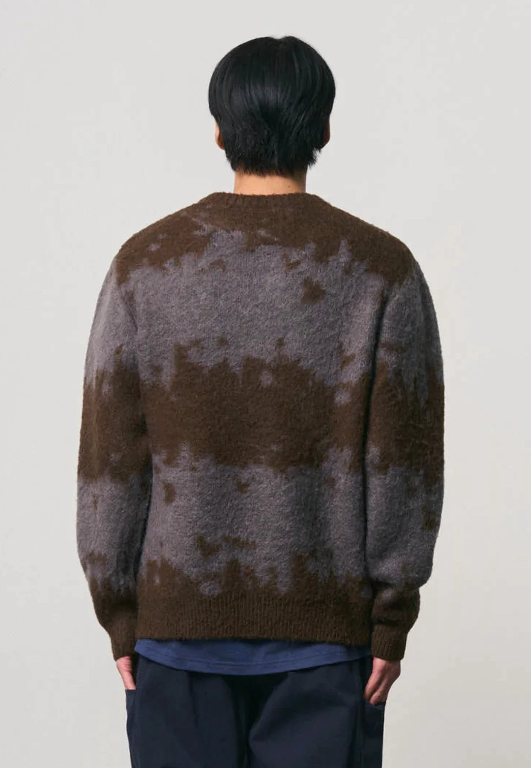 Mohair Splatter Sweater - Slate Splatter