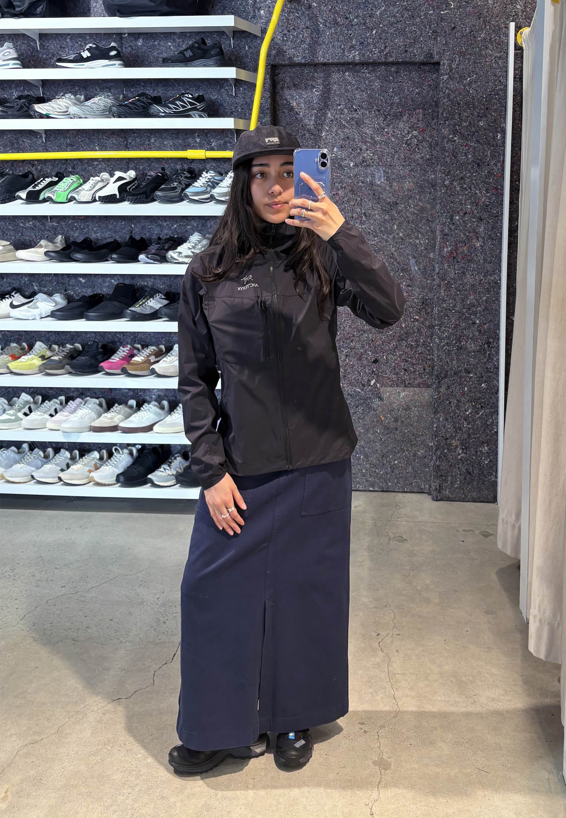 Long Baker Skirt - Navy Pigment
