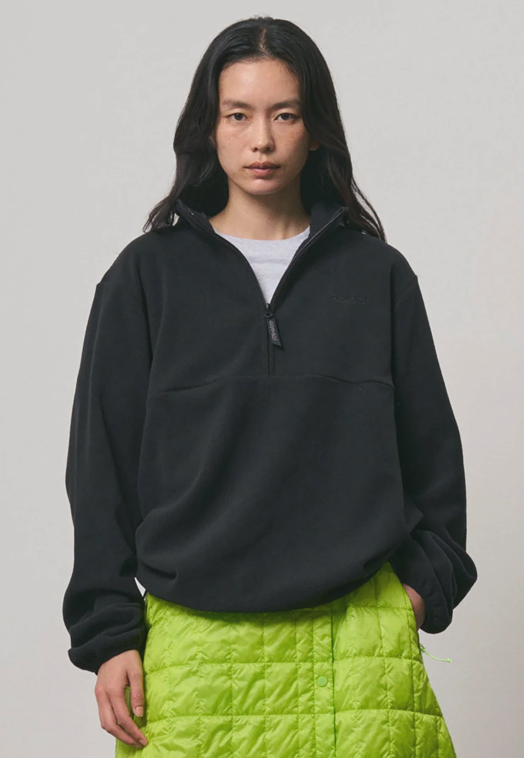 Thermal Fleece Pullover - Black