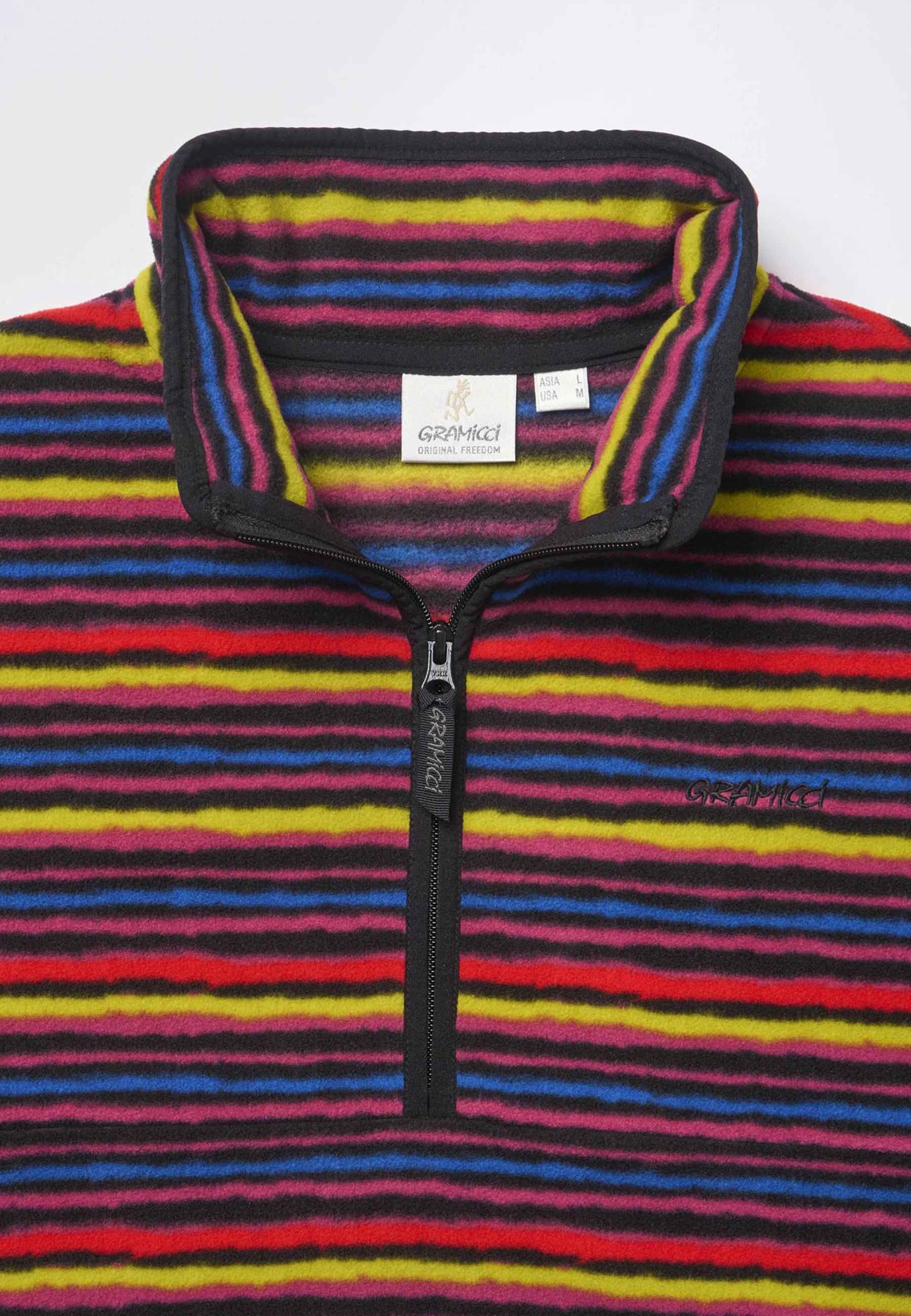 Thermal Fleece Pullover - Multi Stripe