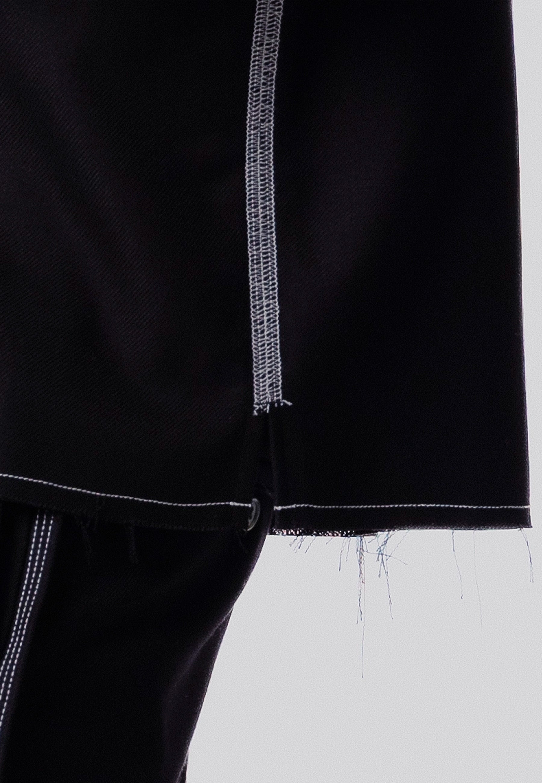 Hold LS Pocket Shirt - Black/White
