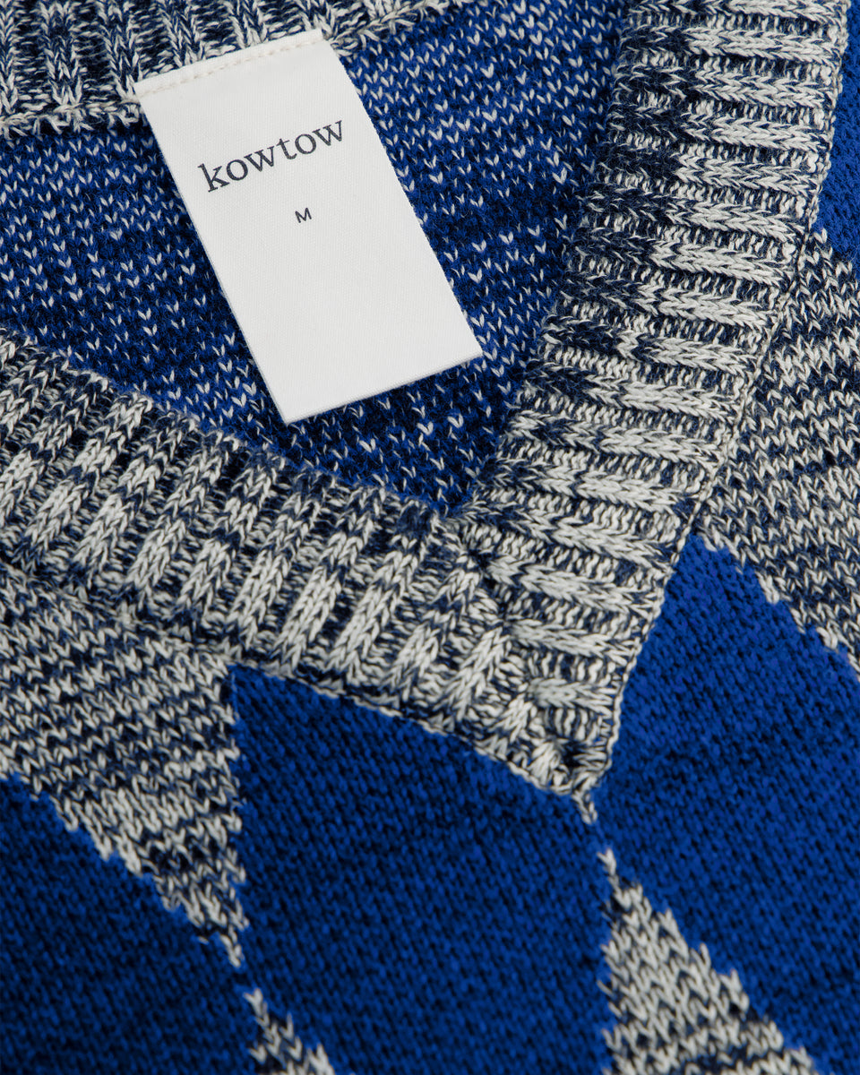 Jarman Vest - Diamond Jacquard