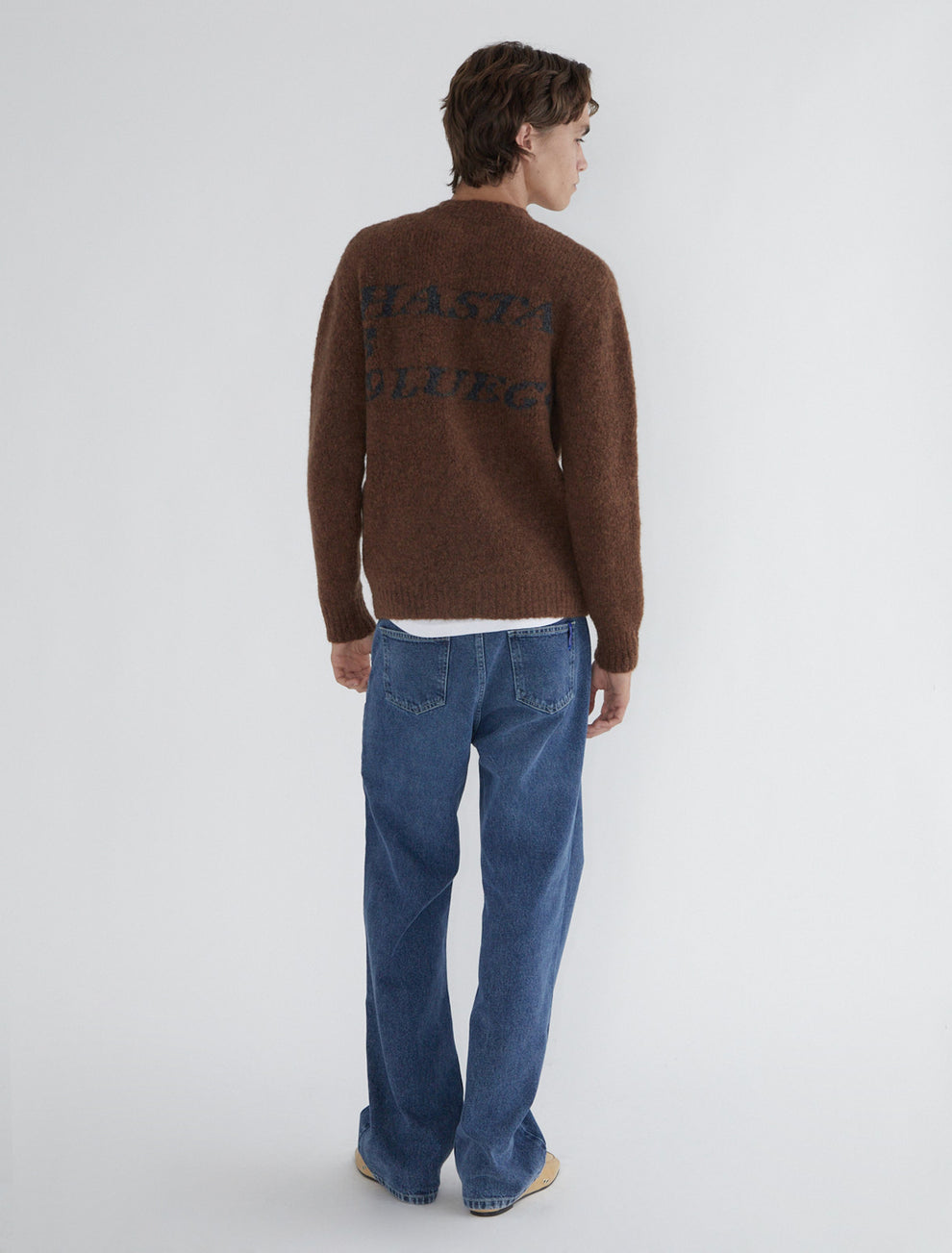 Hasta Luego Zip Knit - Brown