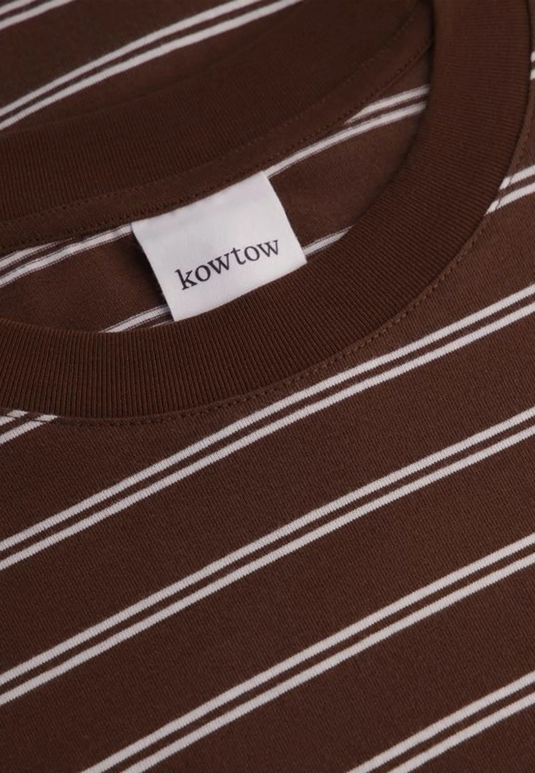 Classic T-Shirt - Brown Stripe