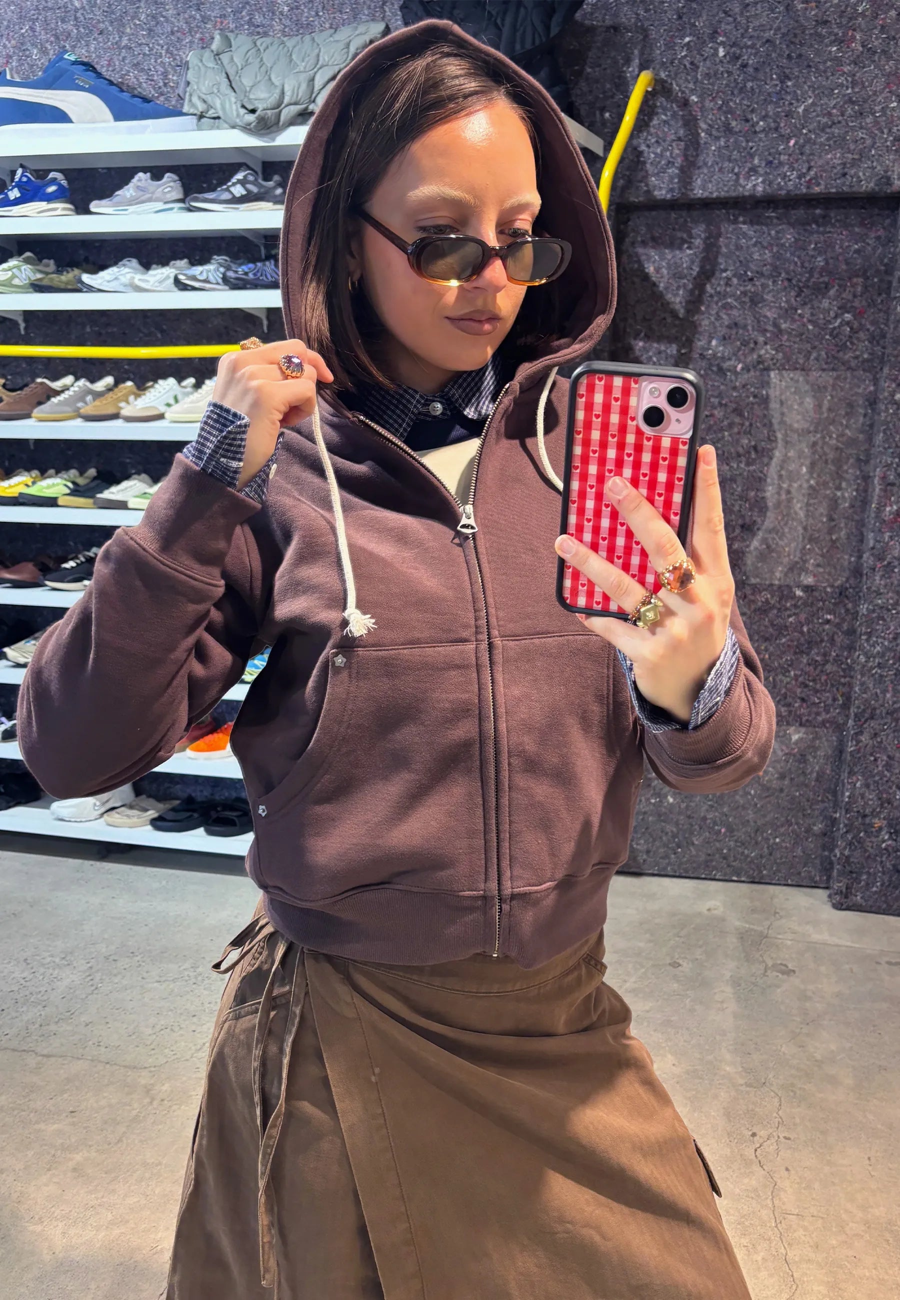 Women's G9 Hoodie - Brown