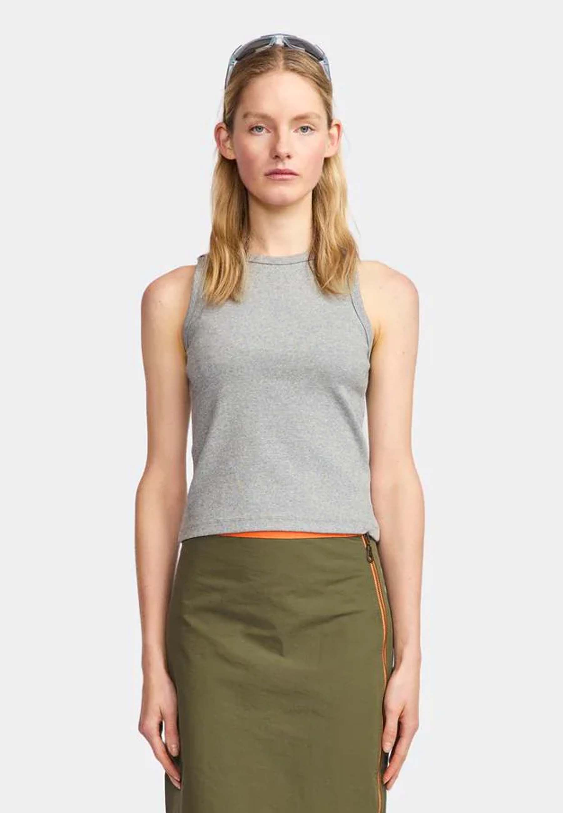 Bloom Tank - Grey Marle