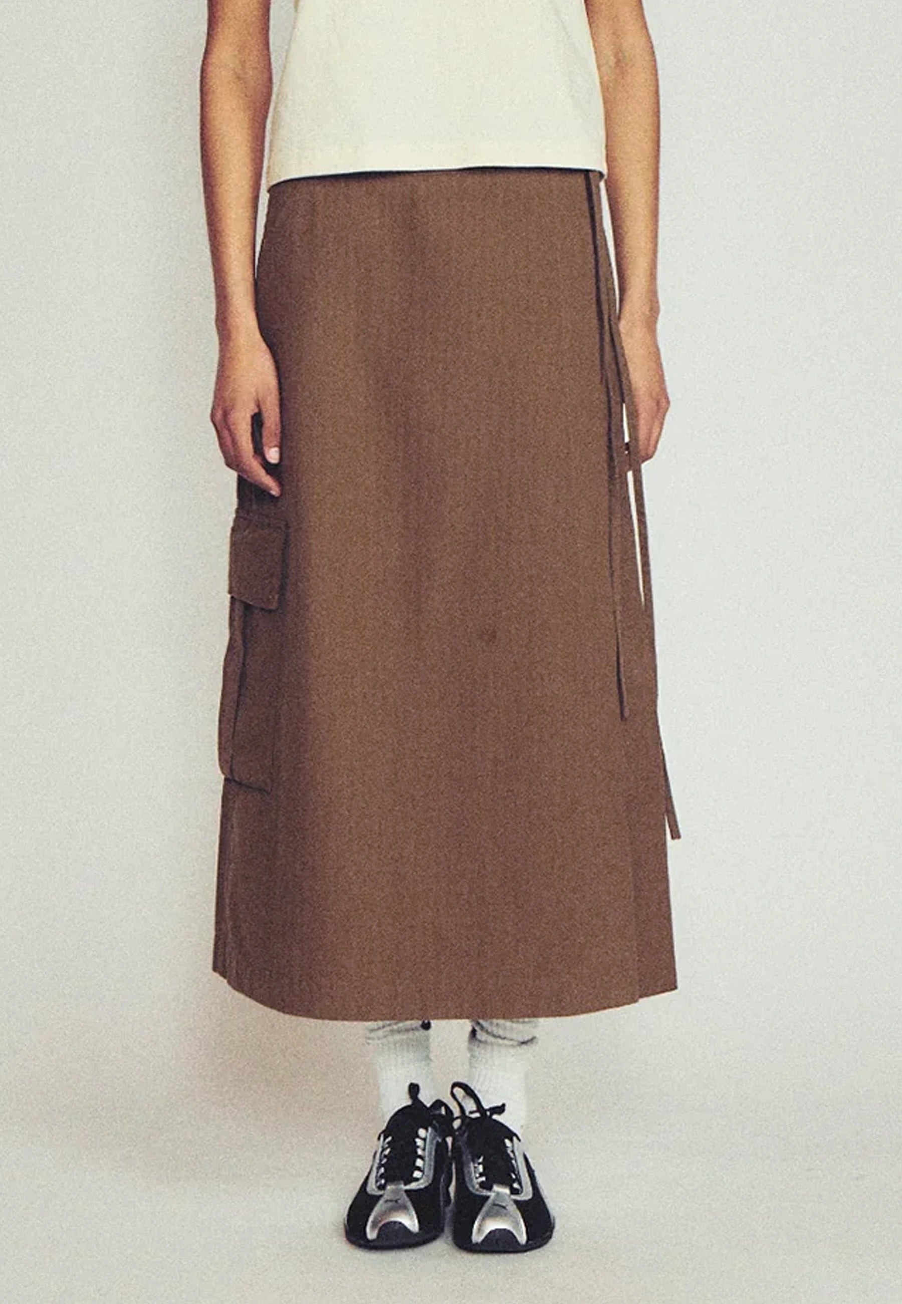 Combat Skirt - Brown