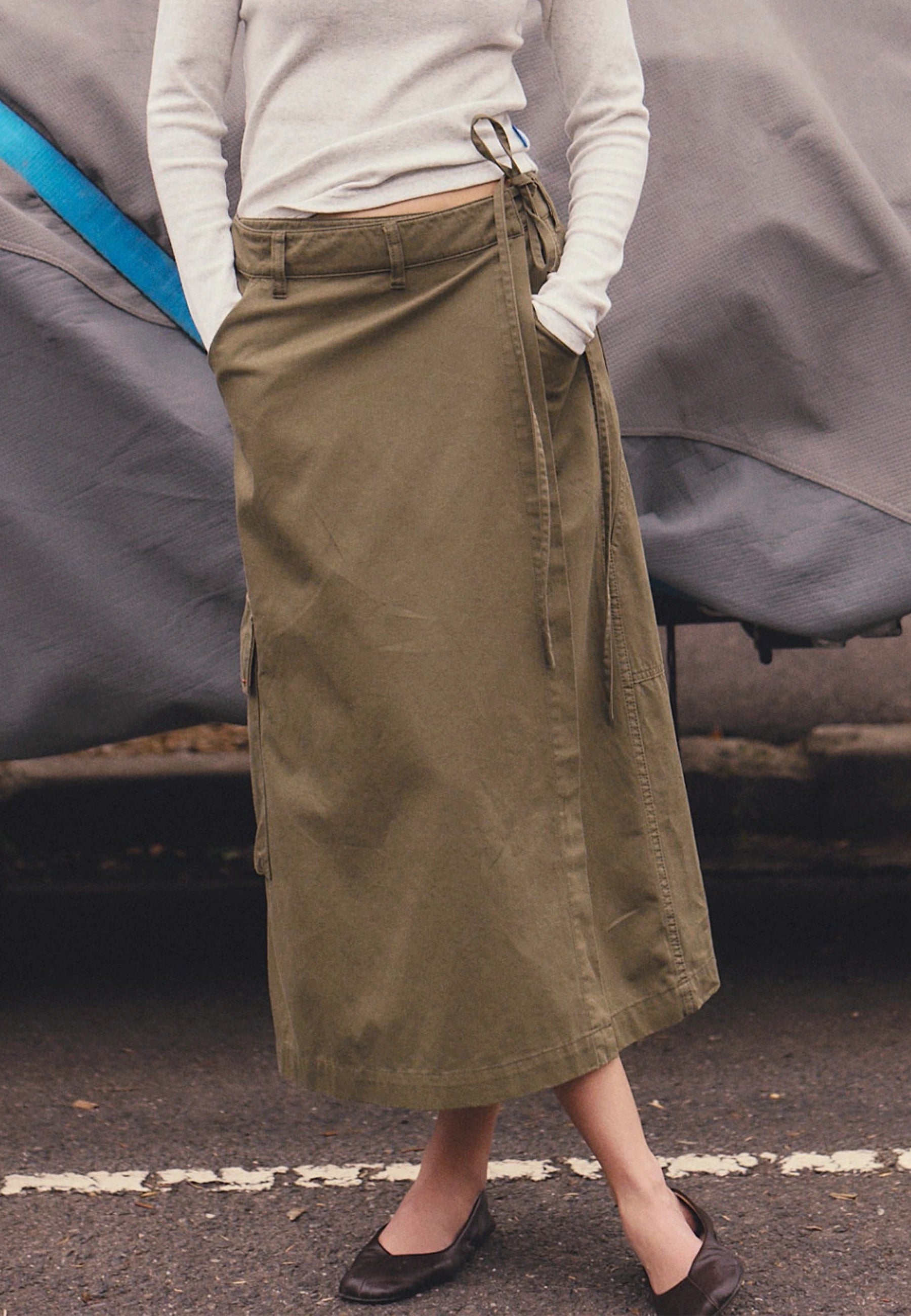 Combat Skirt - Brown