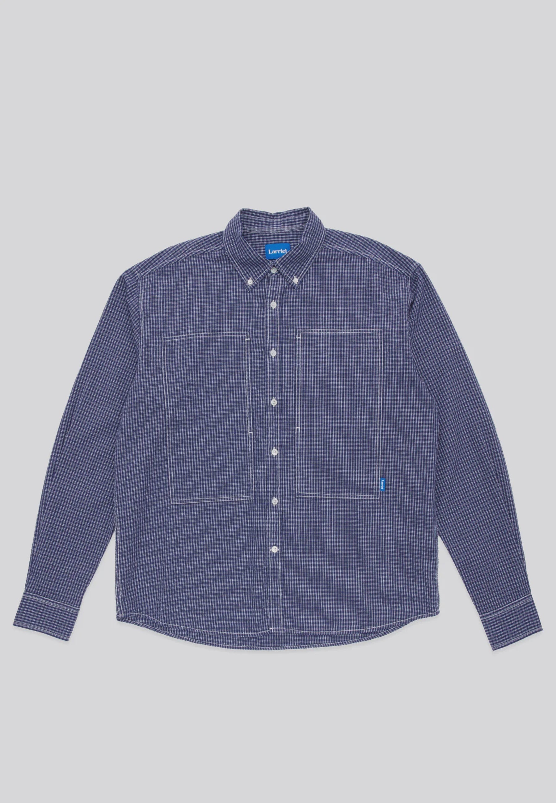 Grant Shirt - Navy Check